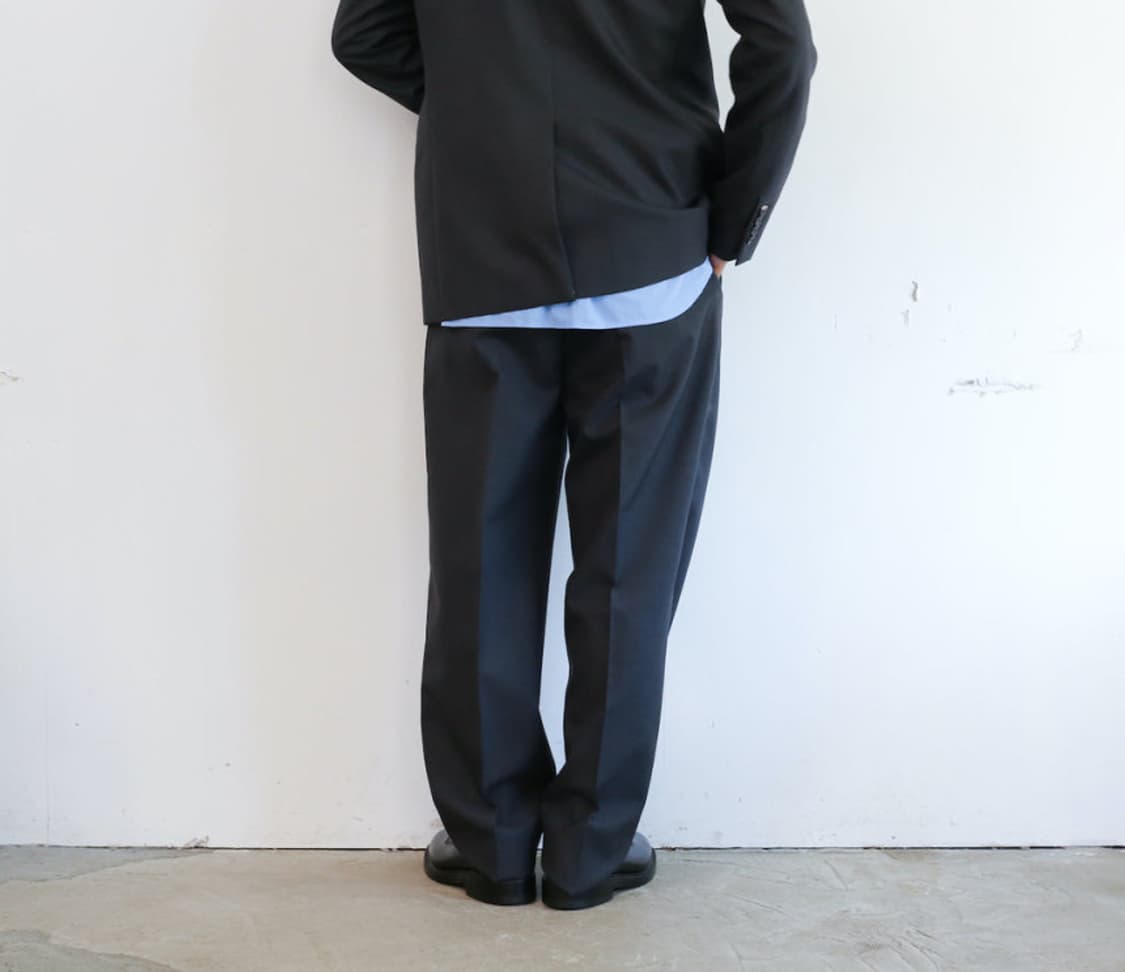AURALEE 오라리 BLUEFACED WOOL WIDE SLACKS 상품이미지3