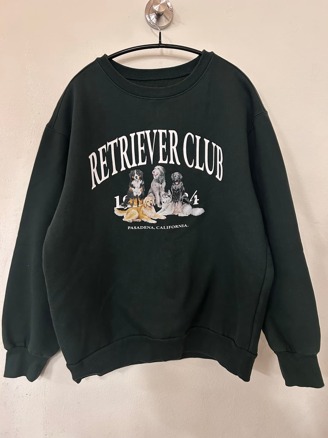 리트리버클럽 맨투맨 S (실측 남성 100) 상품이미지1