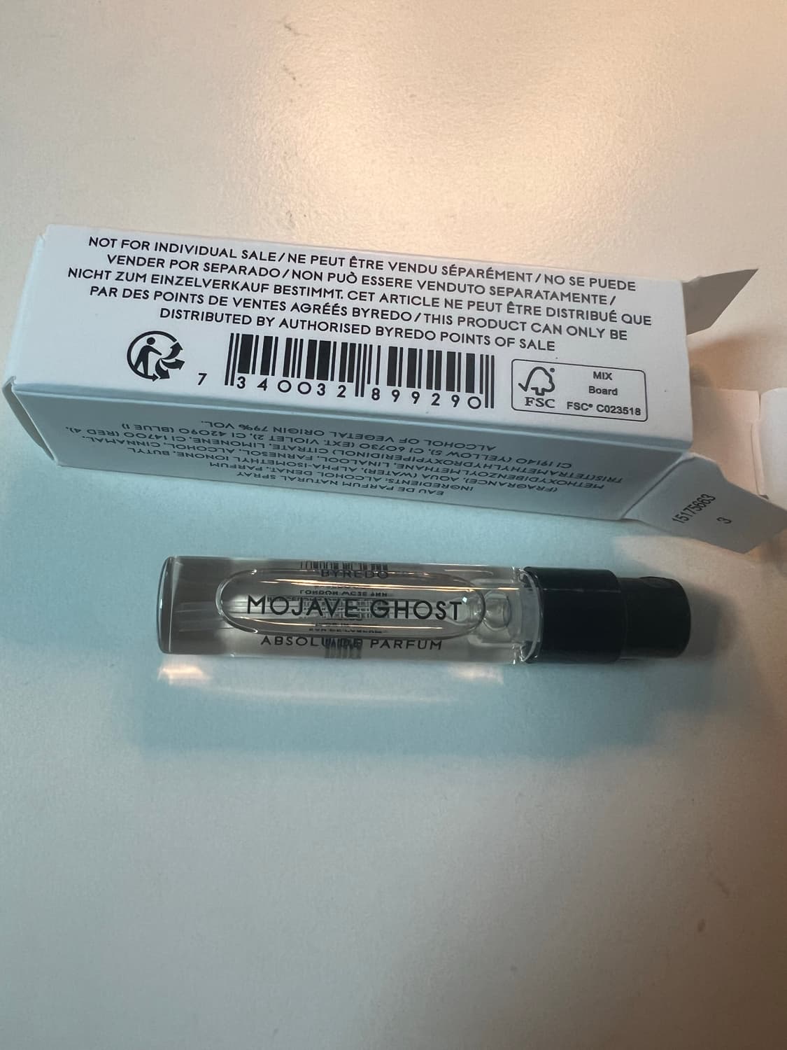 바이레도 모하비 고스트 샘플 정품 향수 2ml 상품이미지2