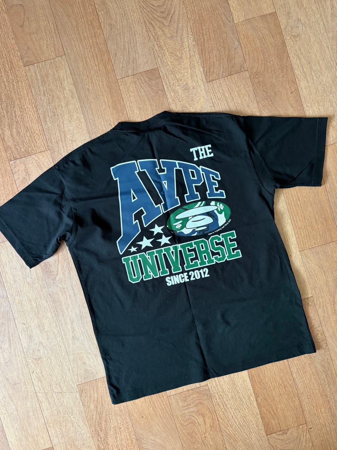 AAPE 유니버스 로고 반팔 상품이미지2