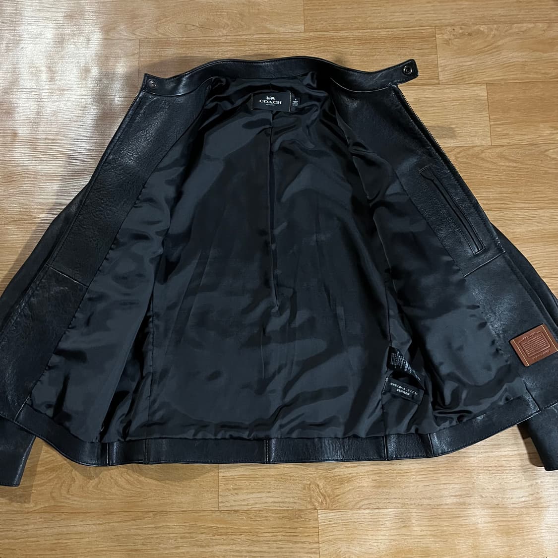 [97] 코치 레이서 블루종 가죽자켓 상품이미지8