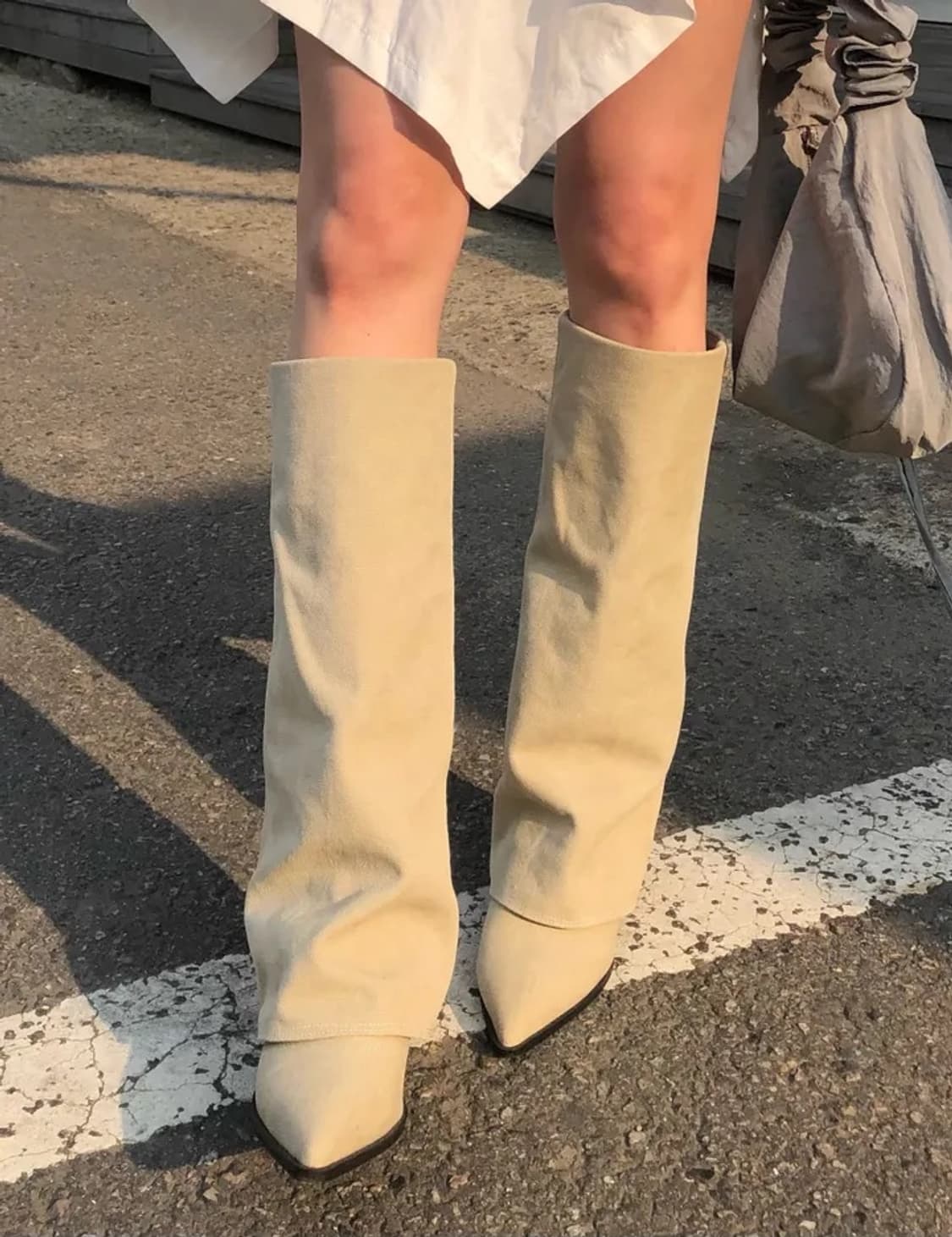 스틸레토 폴딩 롱부츠 230사이즈 상품이미지3