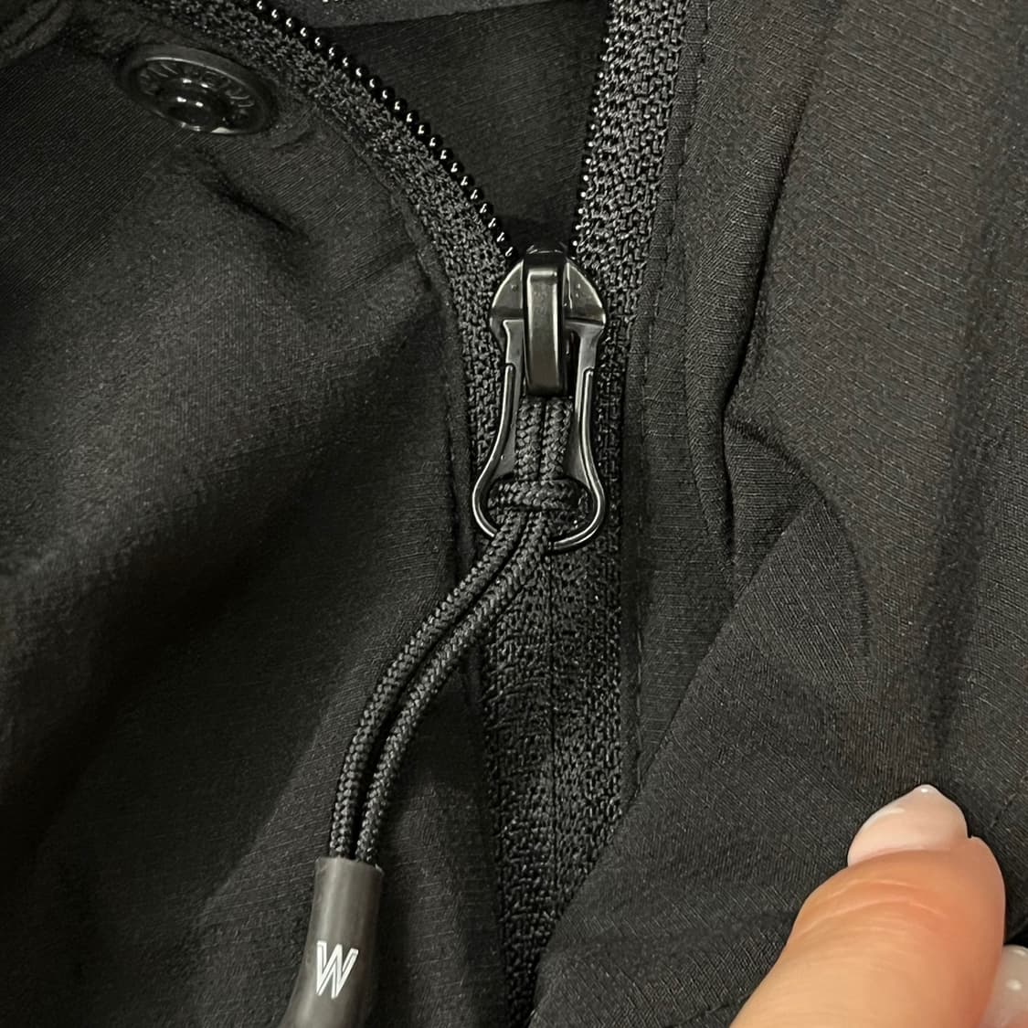 [정품/M] 라이프워크 블랙 아노락 후드 바람막이 b17 상품이미지9
