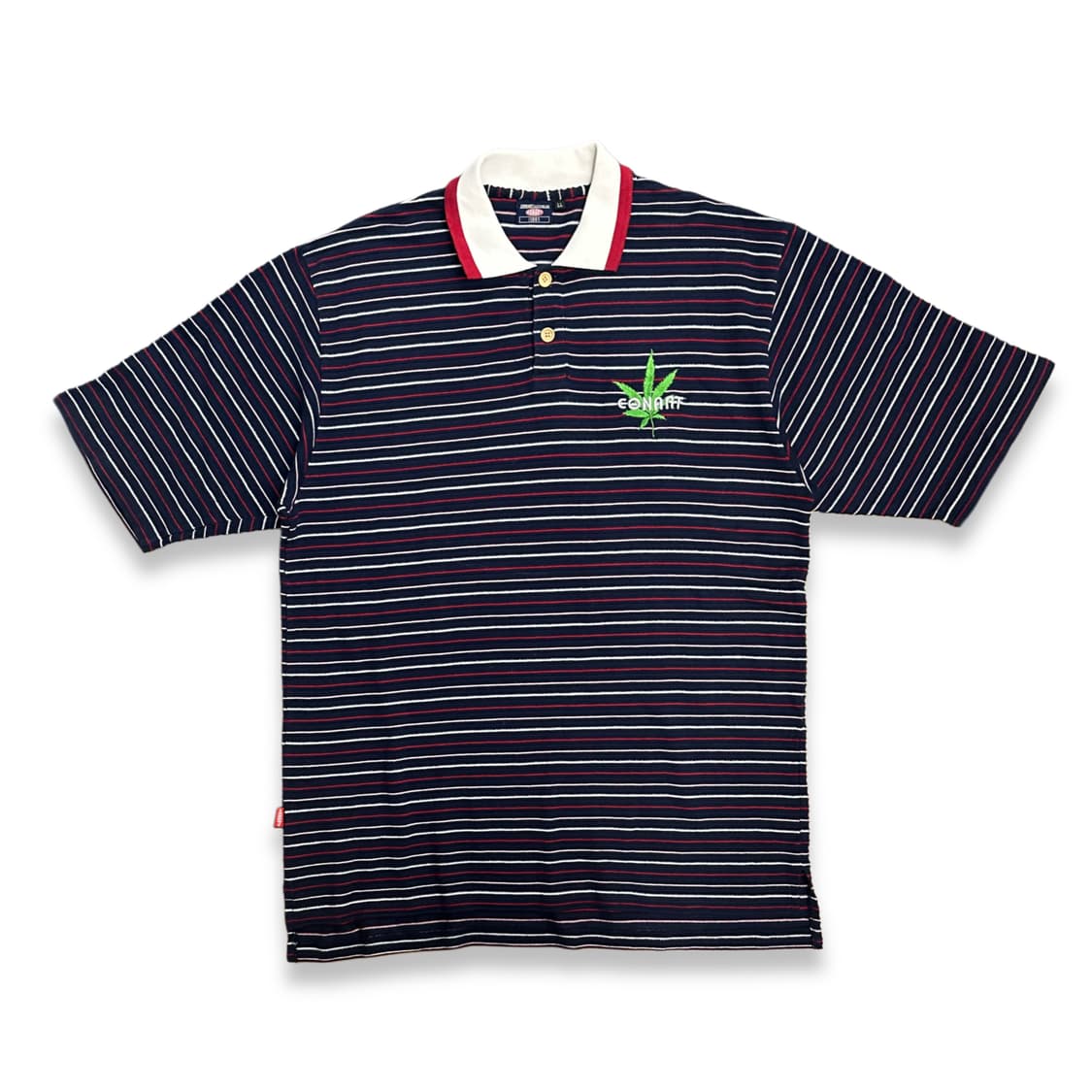 00s Conart Chronic 니트 반팔 셔츠 L  상품이미지1