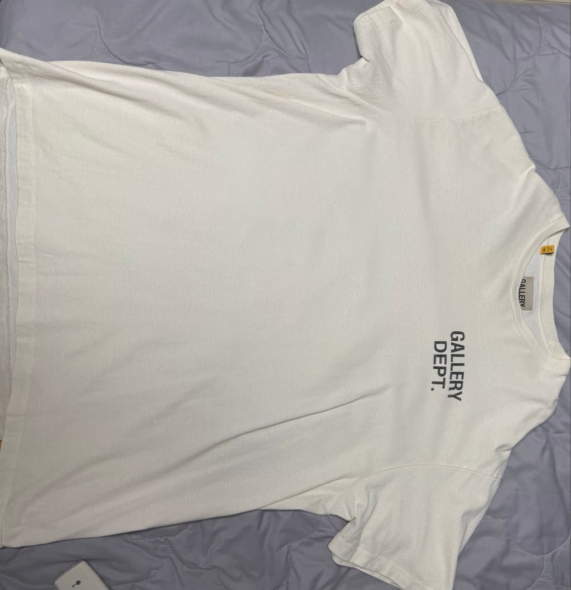 ( XL ) 갤러리 디파트먼트 수베니어 티셔츠 크림 반팔 상품이미지1