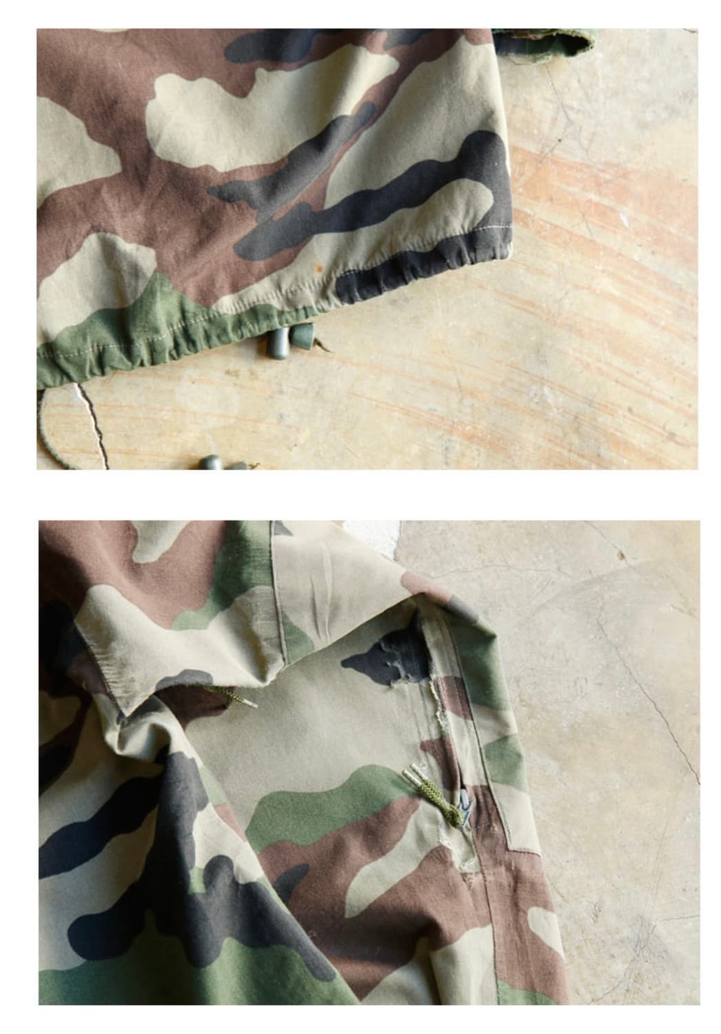 90s 프랑스군 고어텍스 카모 파카 자켓 상품이미지3