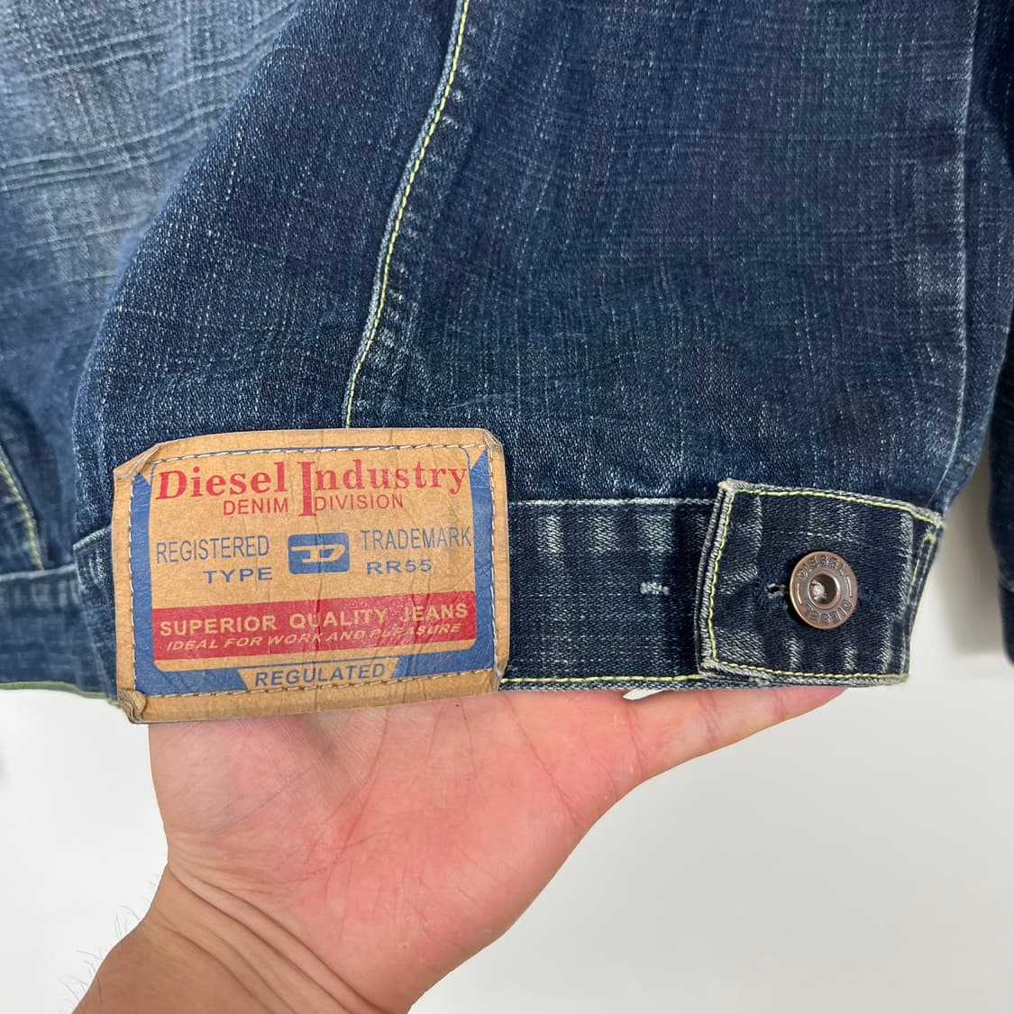 DIESEL 디젤 데님 디비전 레드 스티치 데님 자켓 상품이미지5