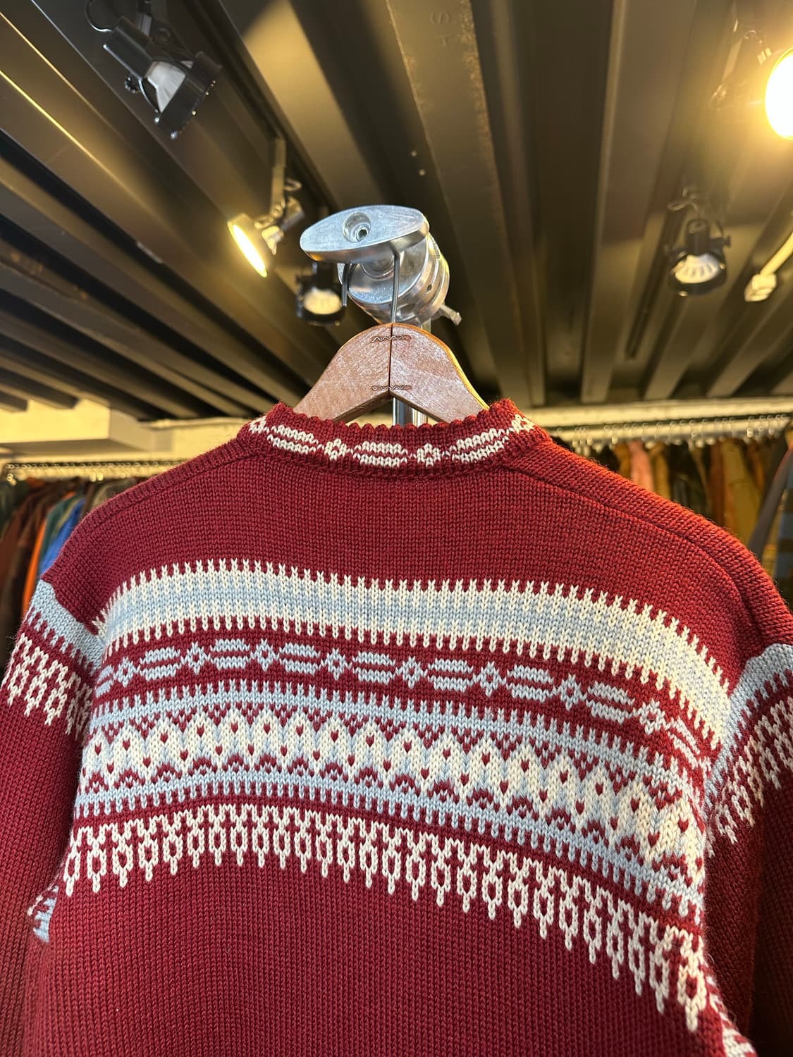 헤비 울 노르딕 스웨터 가디건 상품이미지7