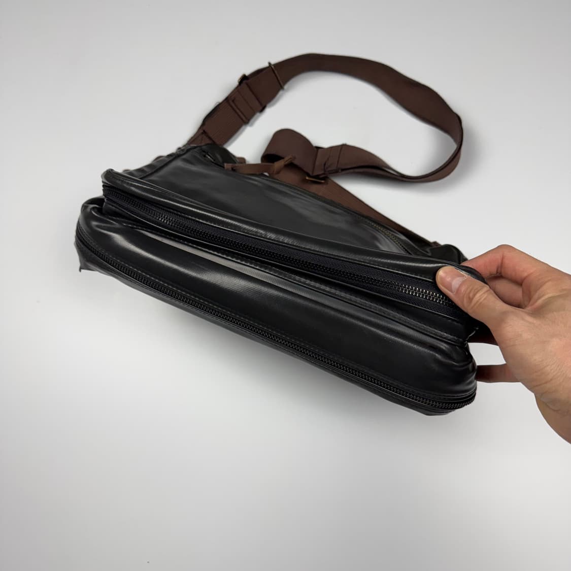 요시다포터 러기지라벨 라이너 숄더백 블랙 상품이미지5