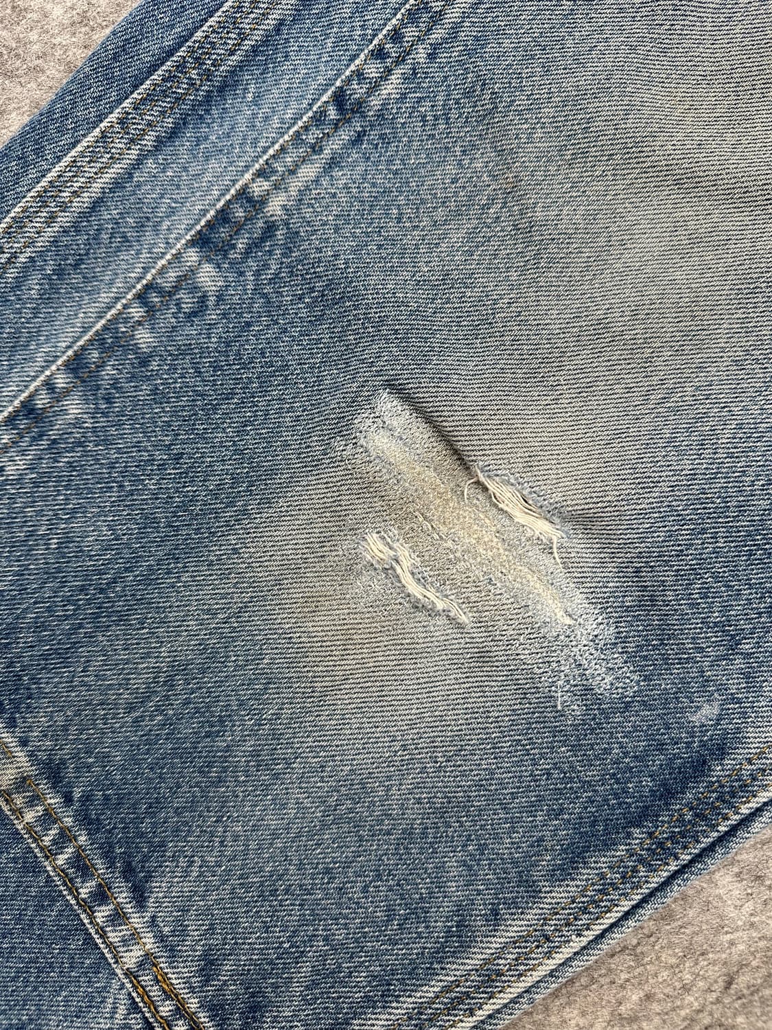 [34X30] 칼하트 B73 DST 더블니 데님 팬츠 던가리 핏 상품이미지9