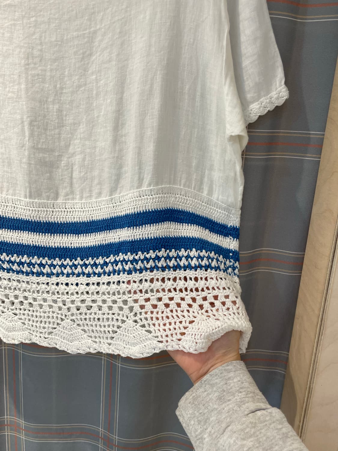 일본빈티지 린넨 블라우스 상품이미지4