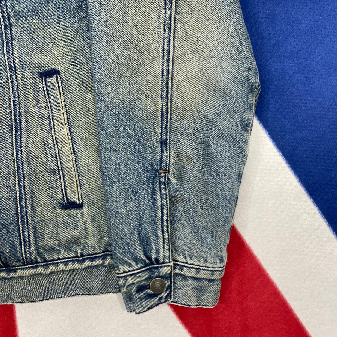 GAP 데님 쉐르파자켓 S 실측 M  상품이미지5
