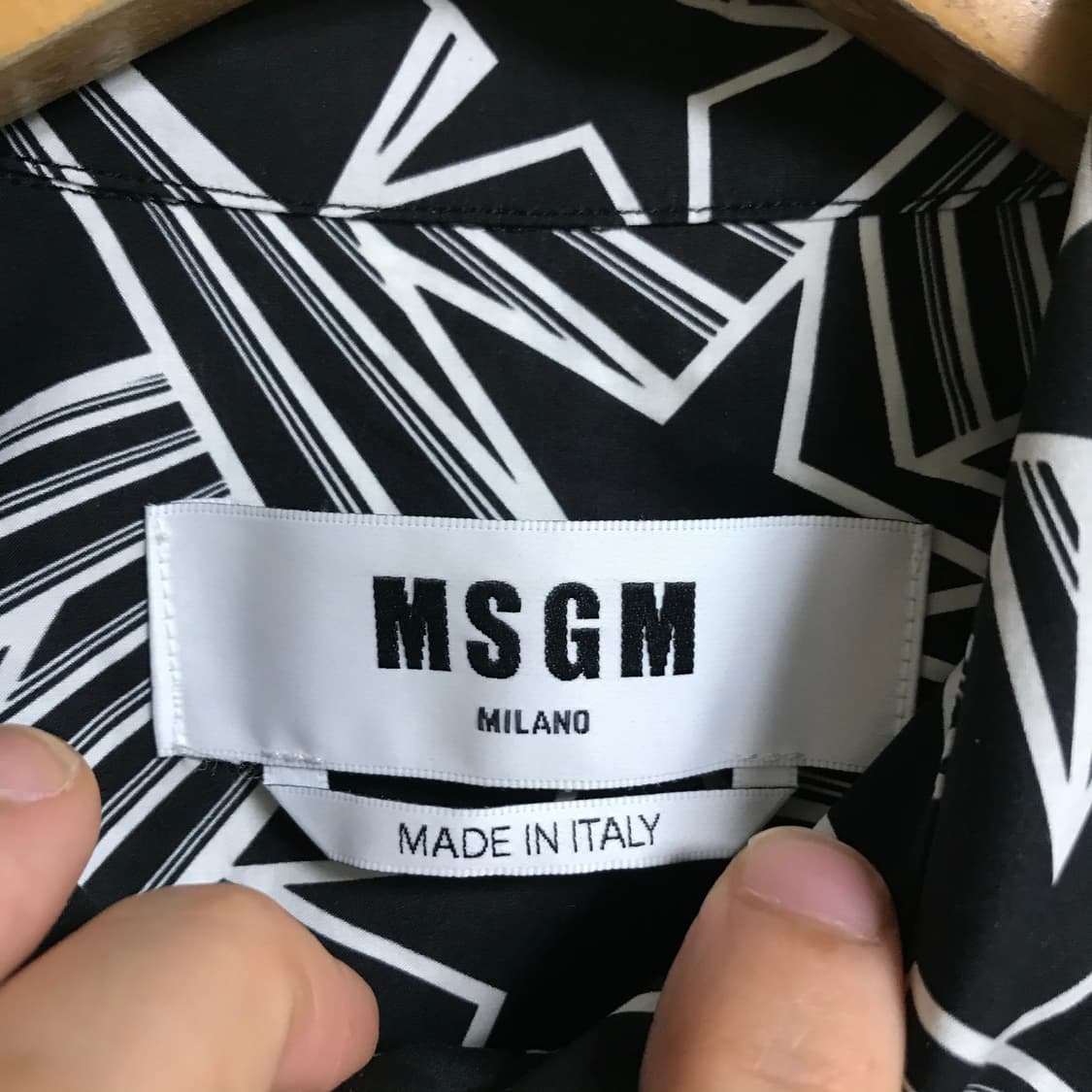 MSGM 별 패턴 대장급 셔츠 상품이미지3