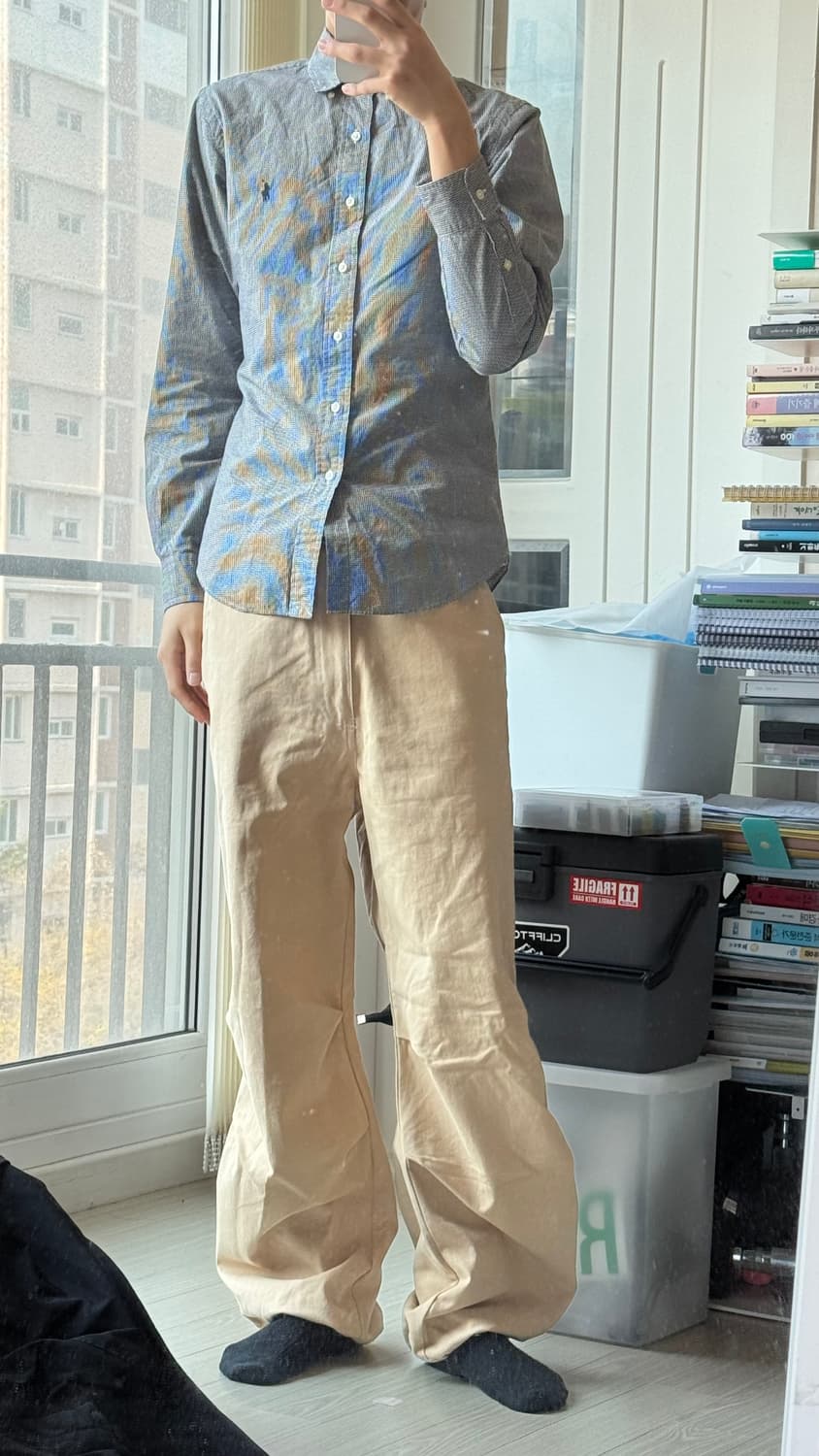 트루릴리전 베이지 팬츠 m 판매 상품이미지1