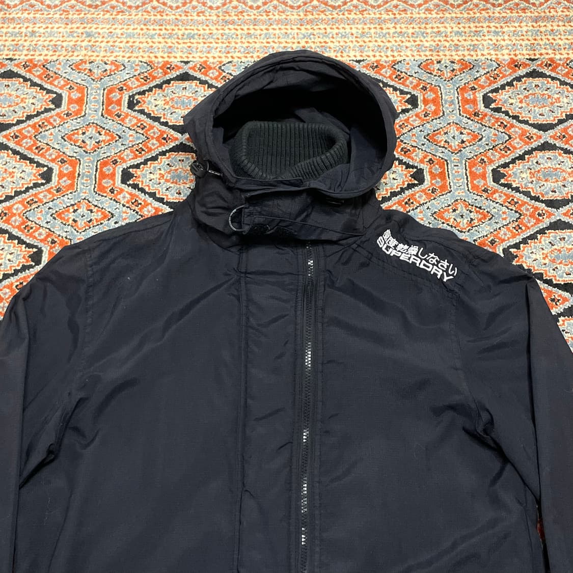 수퍼드라이 블랙 바람막이 자켓 남성L 상품이미지2