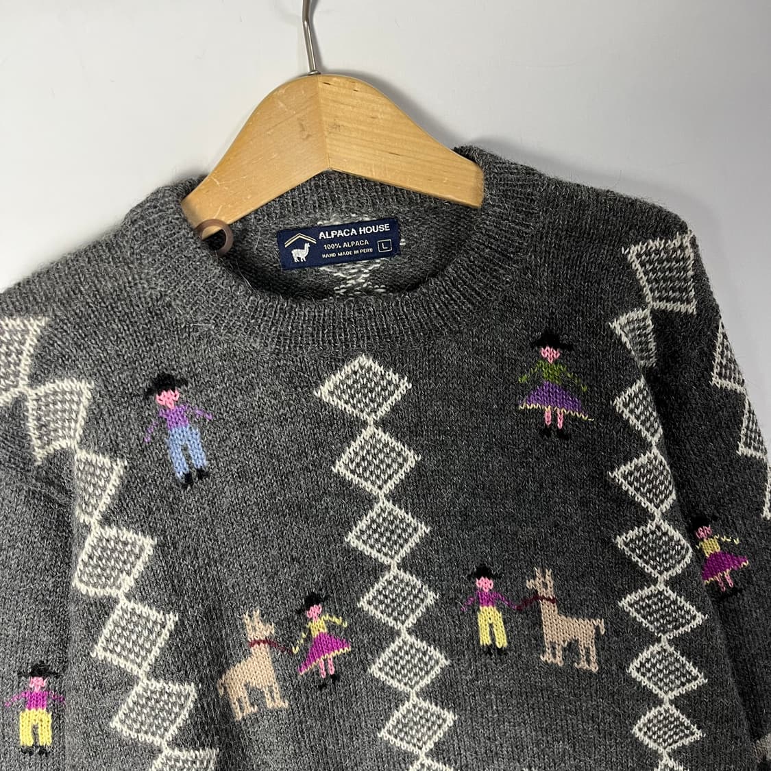 [Alpaca house] 패턴 알파카 니트 상품이미지3