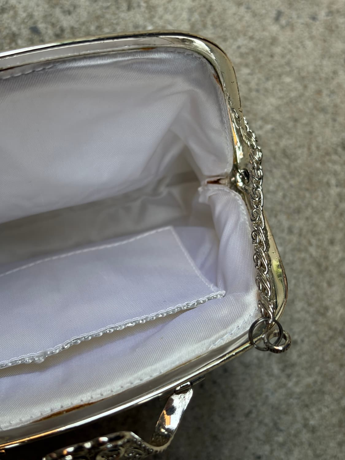 silver beaded mini bag 상품이미지4