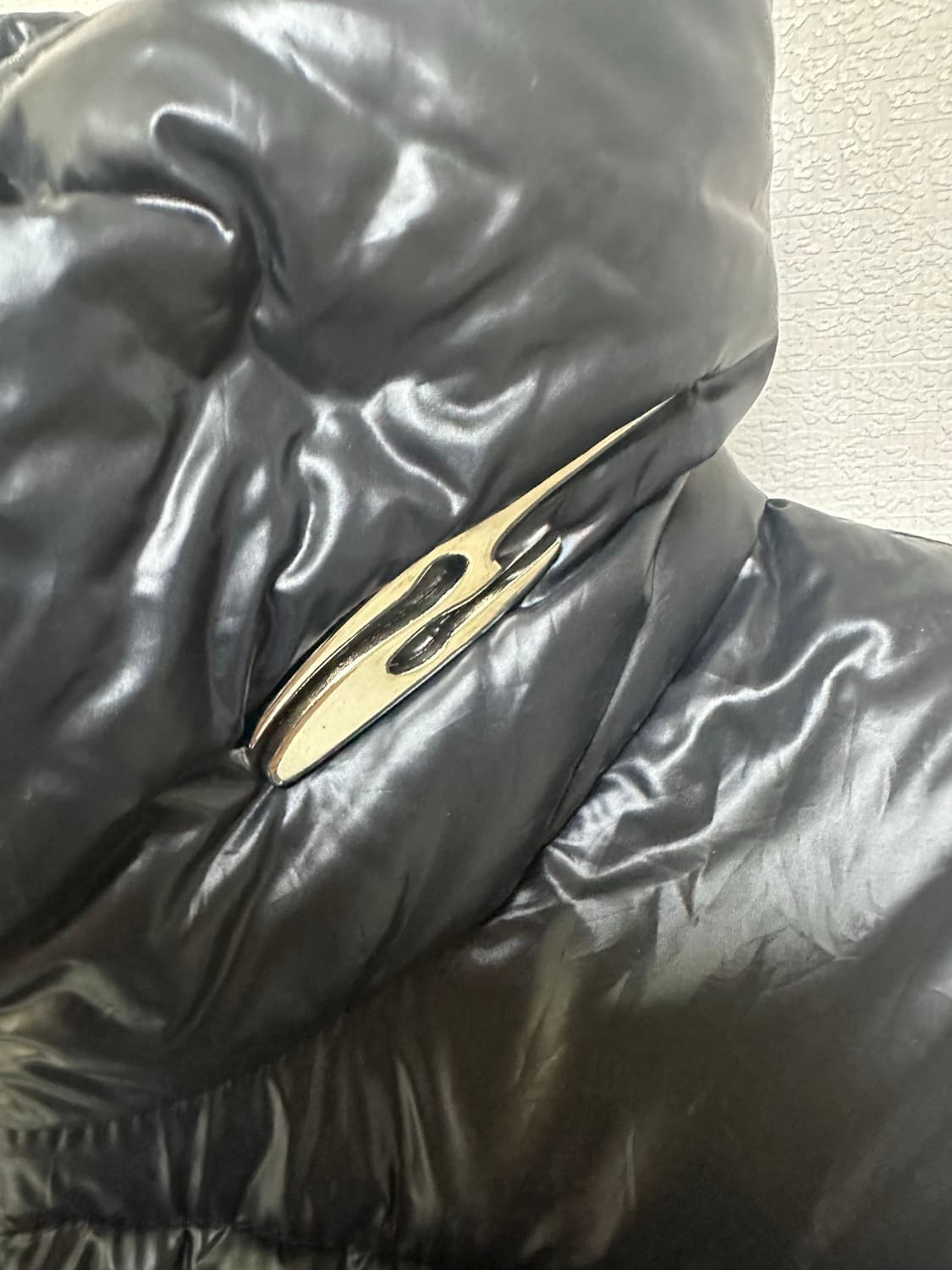 L.e.e.y 로고 크롭 패딩 조끼 상품이미지5