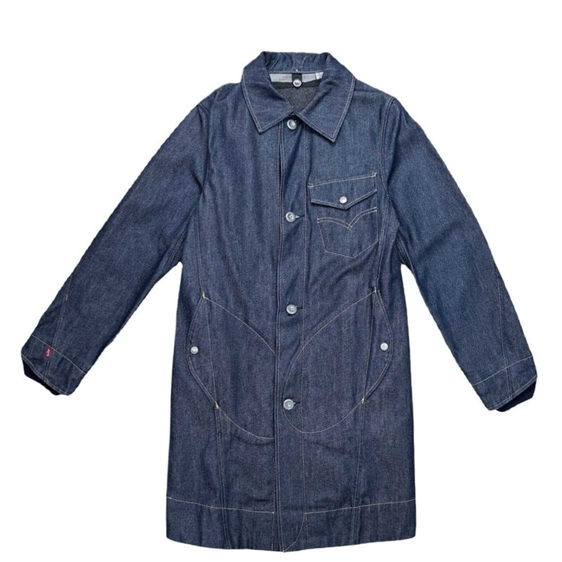 LEVI'S 엔지니어드 롱 데님 자켓 X-SMALL 상품이미지1