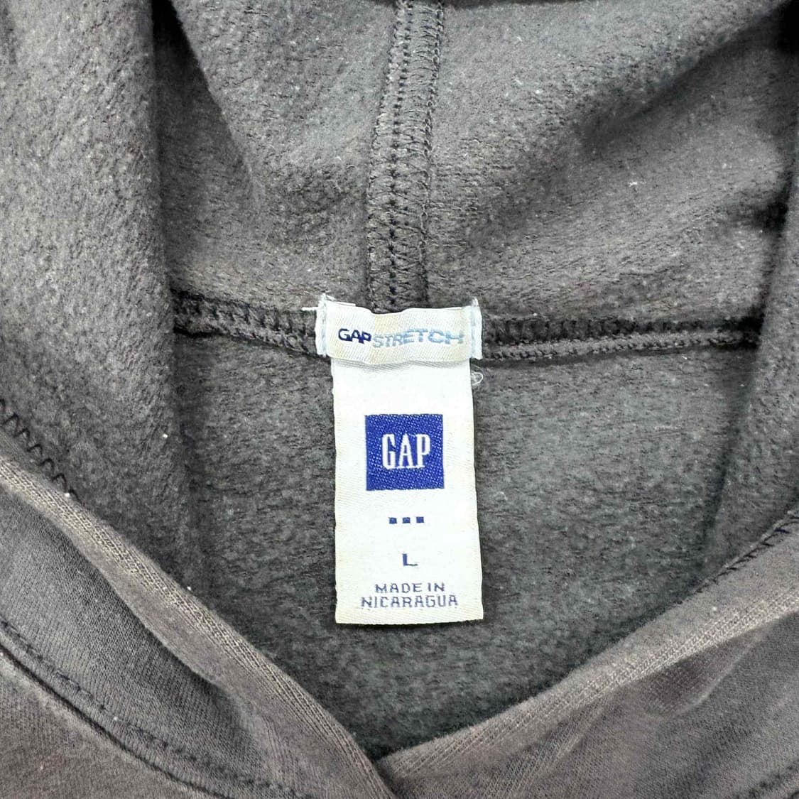 Gap 갭 초코브라운 핀터깔 베이비핑트 스웨트셔츠 후드티(L) 상품이미지4
