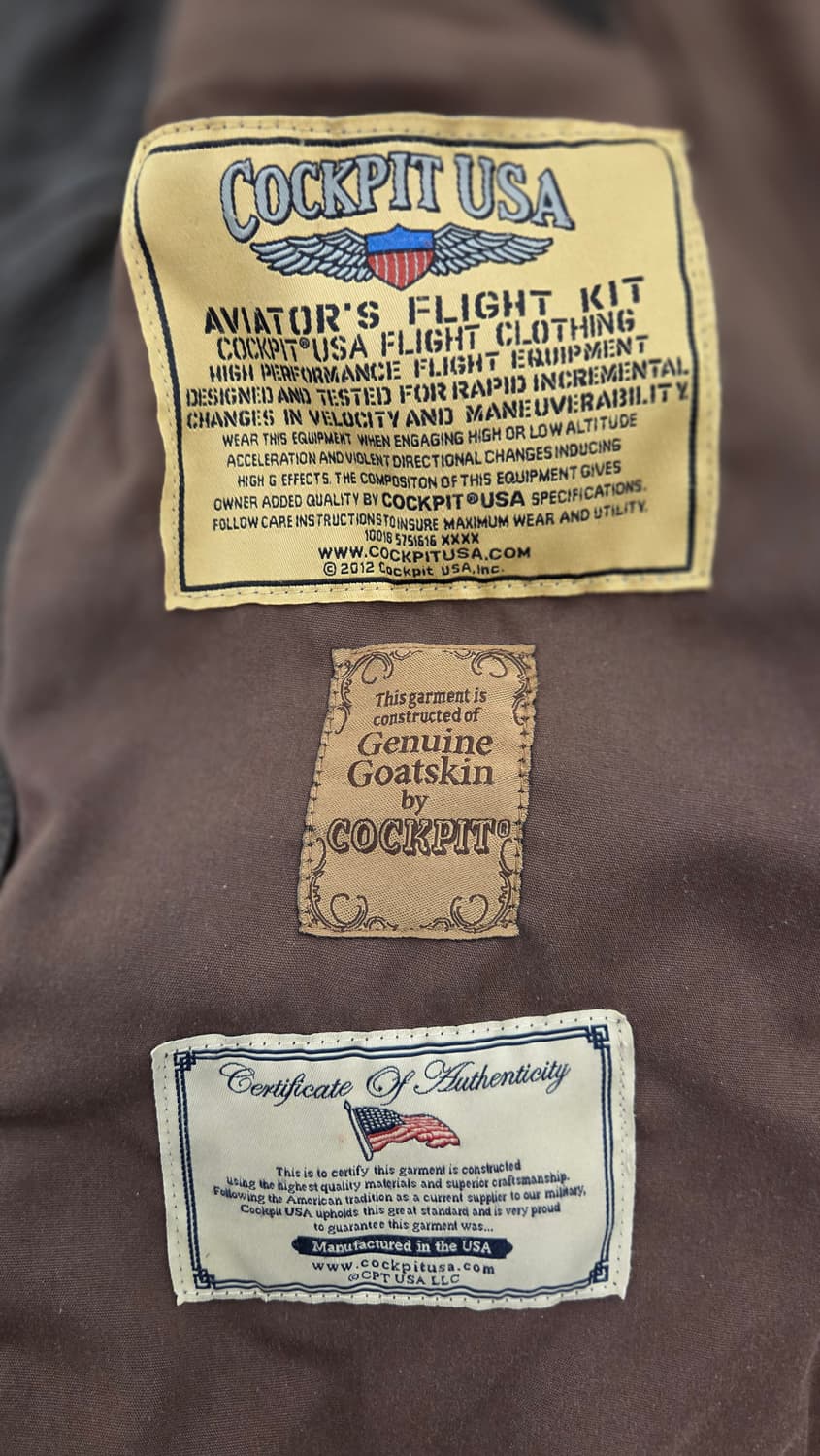 Cockpit USA 가죽 자켓 상품이미지8