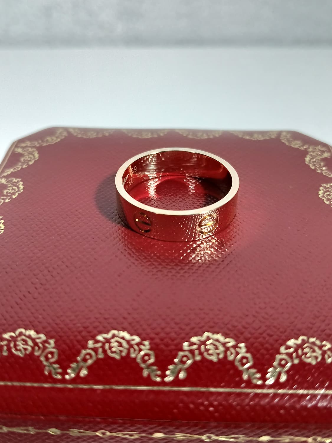 까르띠에 러브링 클래식 59호 옐로우골드 상품이미지7