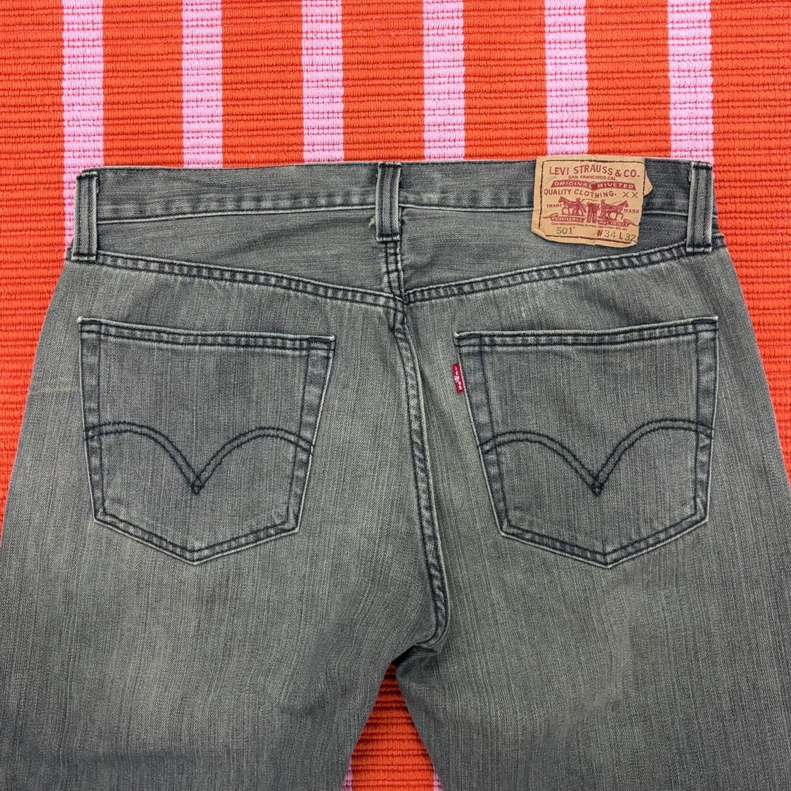 리바이스 501 그레이 데님 (34) 상품이미지3