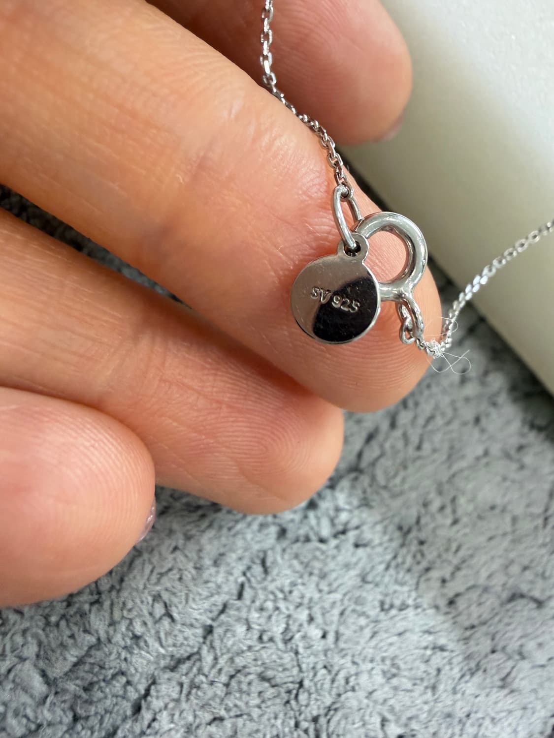 제이에스티나 실버 드롭형 목걸이 상품이미지4