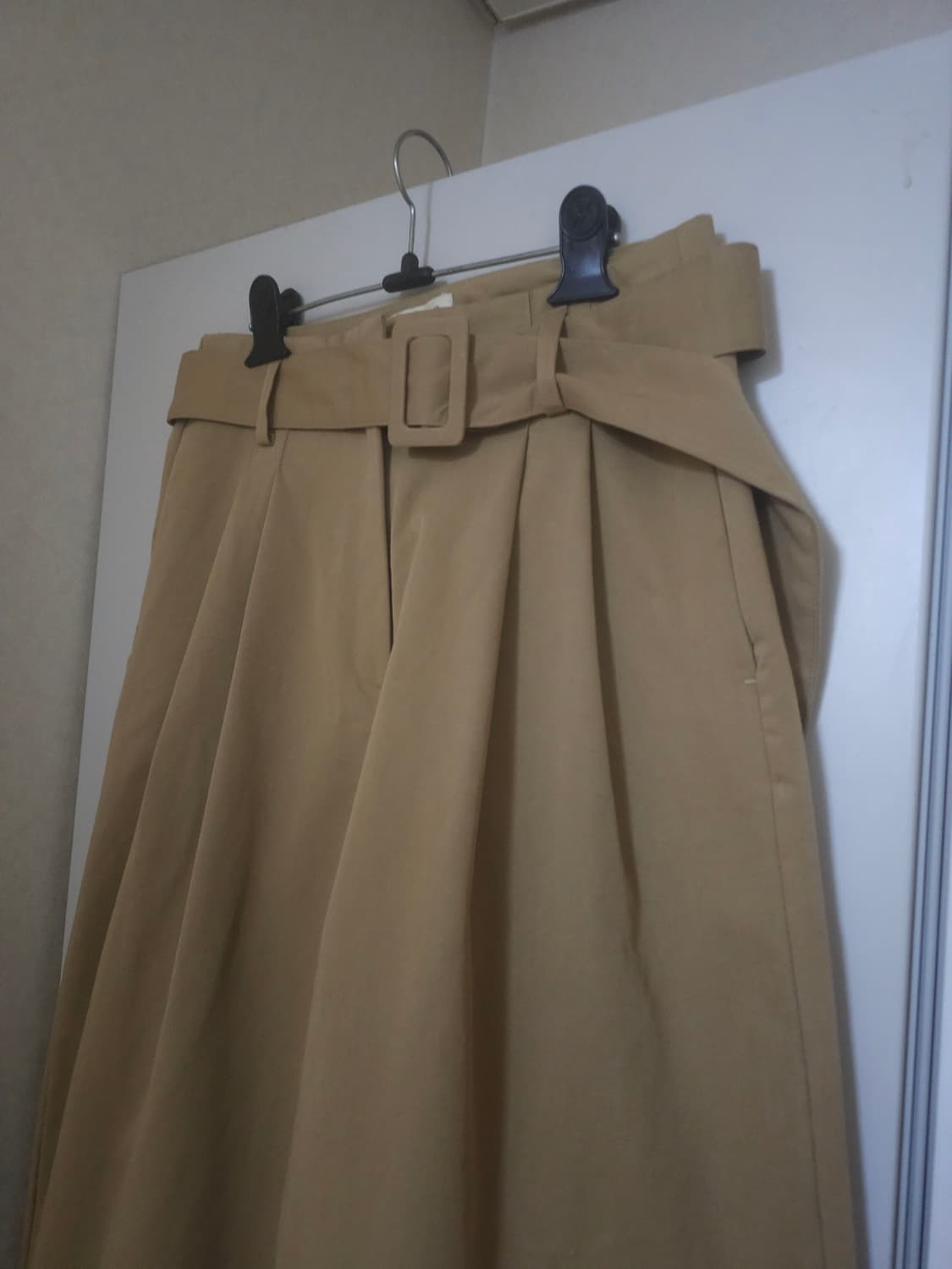 시야쥬 면 벨티드 팬츠 상품이미지2