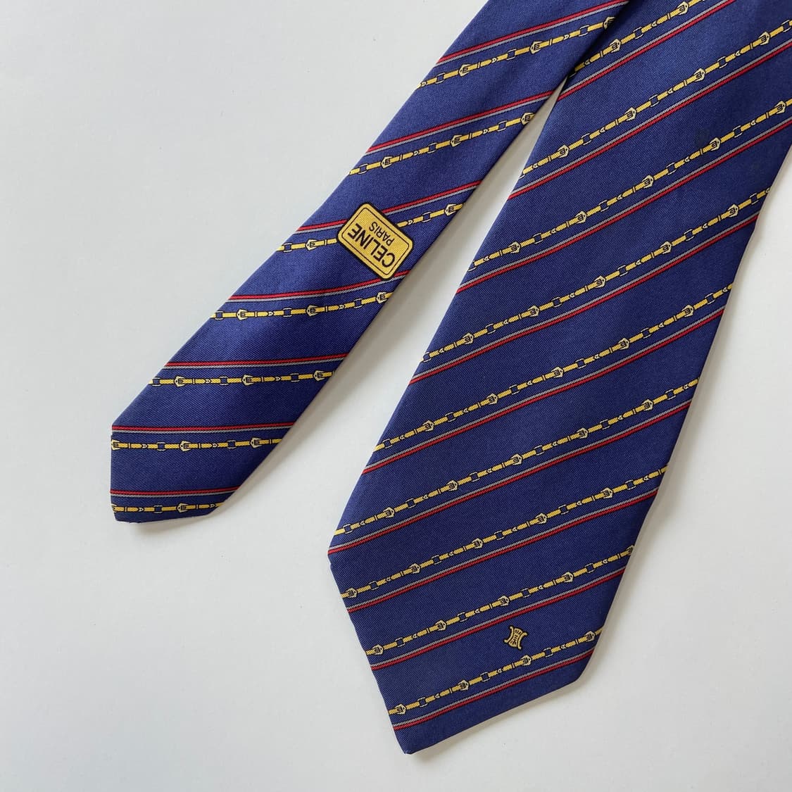 셀린느(celine) 명품 정품 심플로고 넥타이 상품이미지1