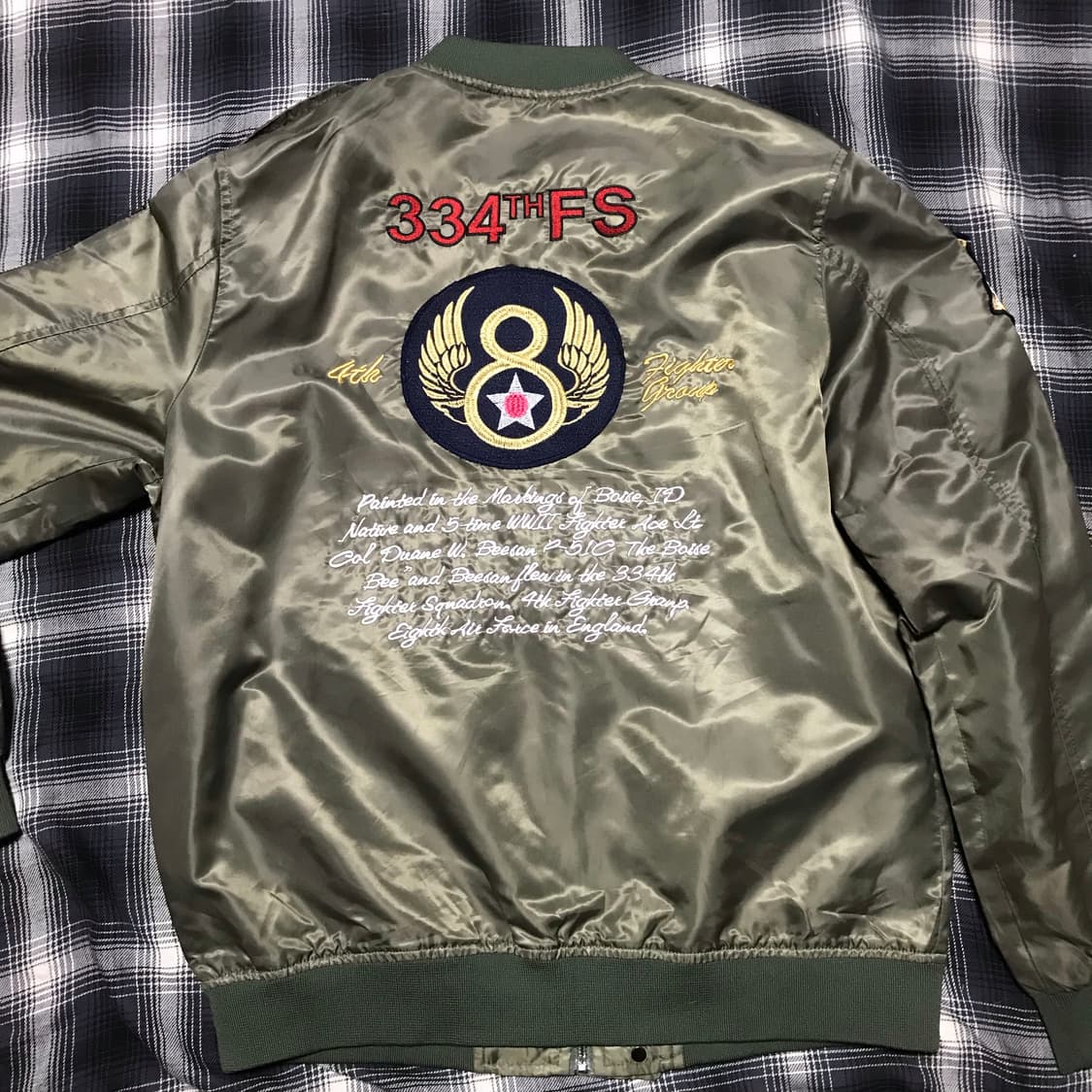90-00s 재팬 복각 항공자켓 flying type l-2b xxl 상품이미지6