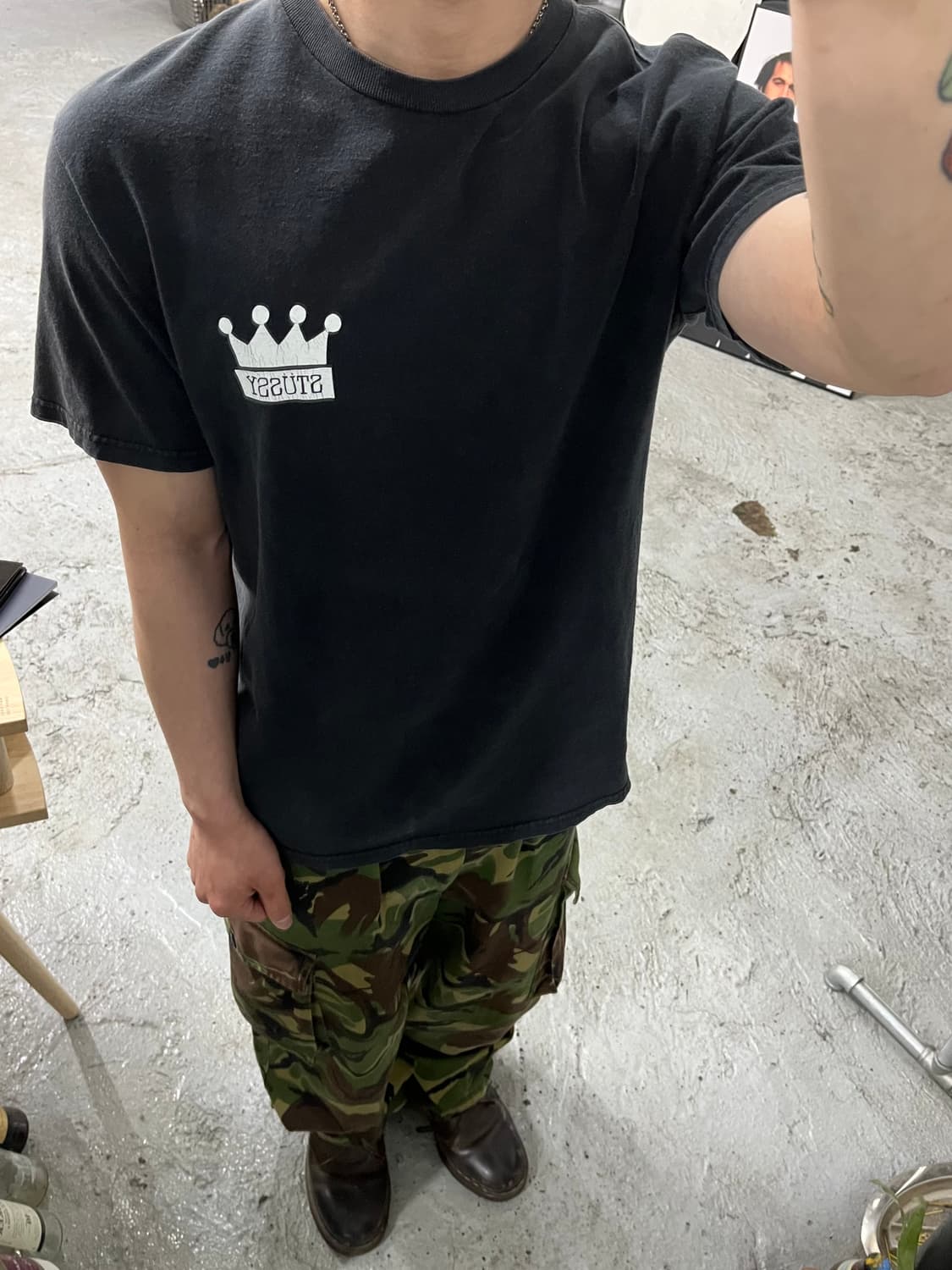 Old Stussy crown tee 🇲🇽 상품이미지4