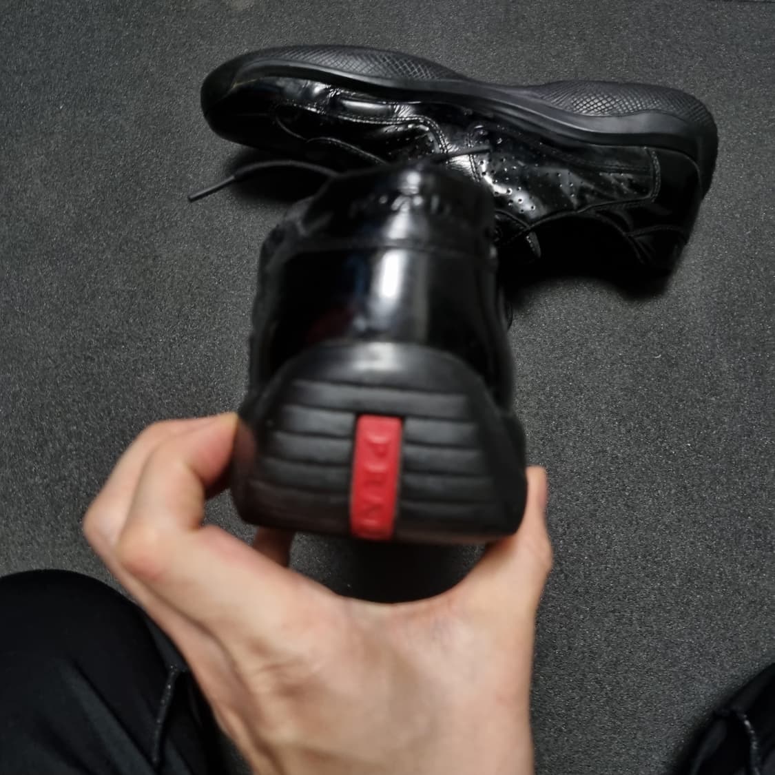 프라다 아메리칸컵 에나멜 uk10.5 상품이미지4