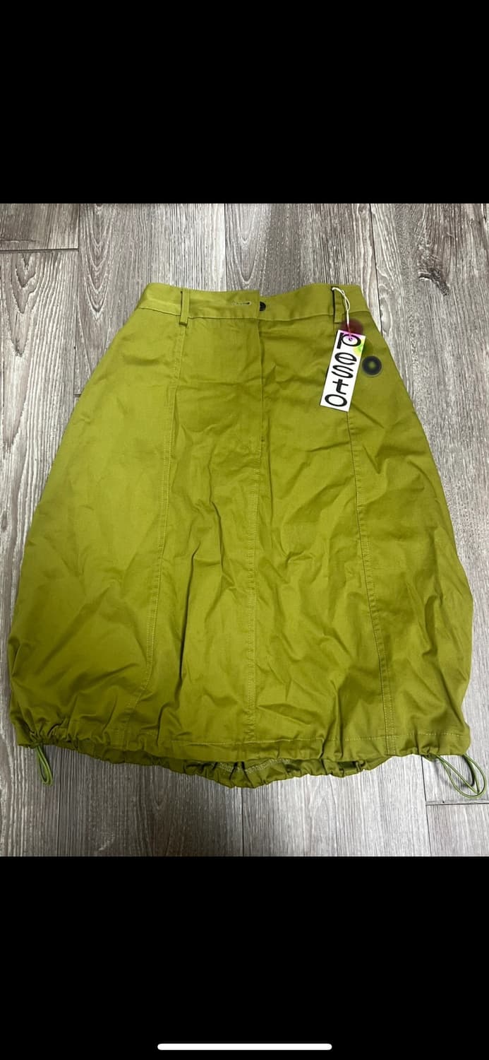 (택O) 페스토 올리브 미디 스커트 상품이미지3