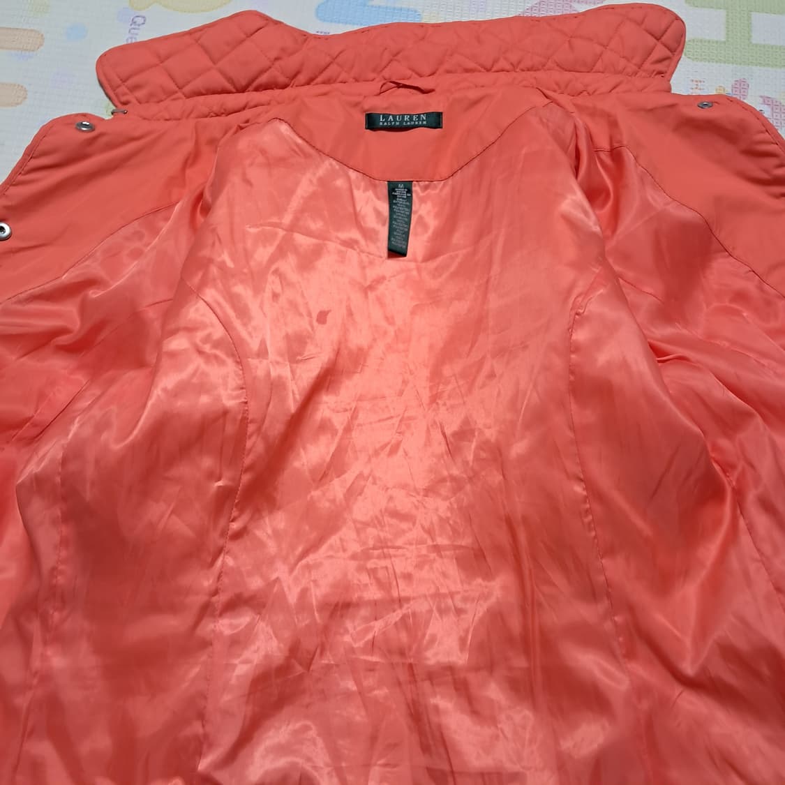 로렌랄프로렌 퀼팅 자켓 경량패딩M 66~77(상태최상) 상품이미지7