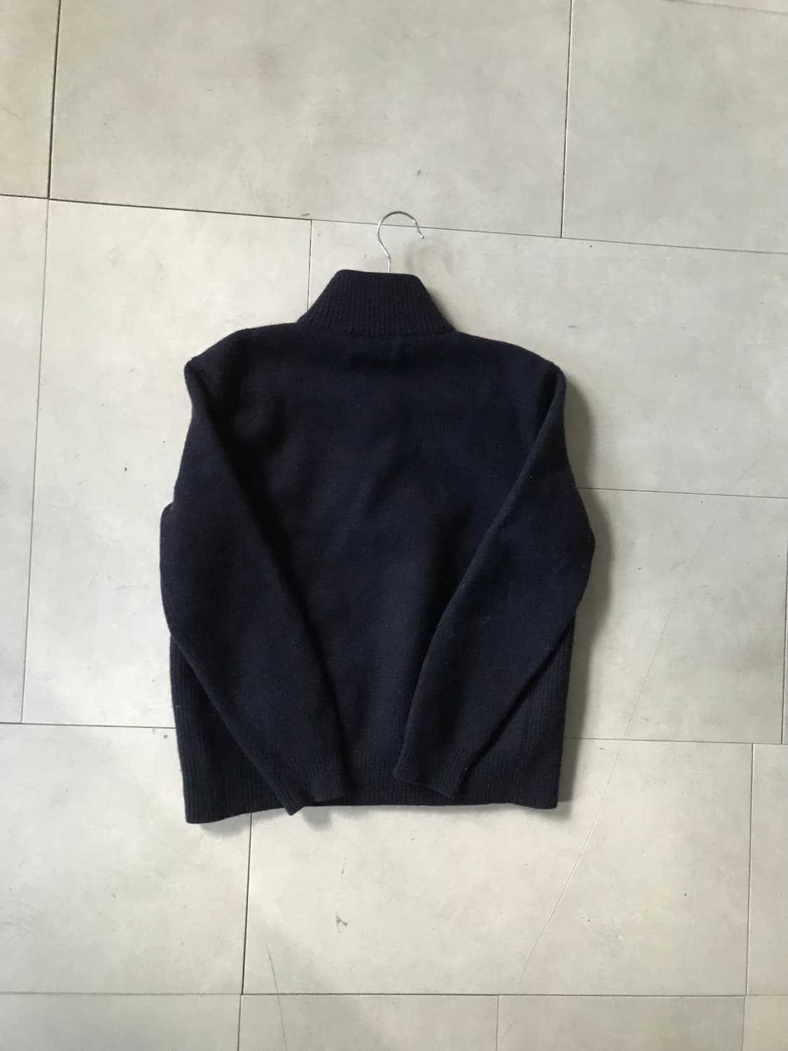 폴로 네이비 니트 반집업 상품이미지8