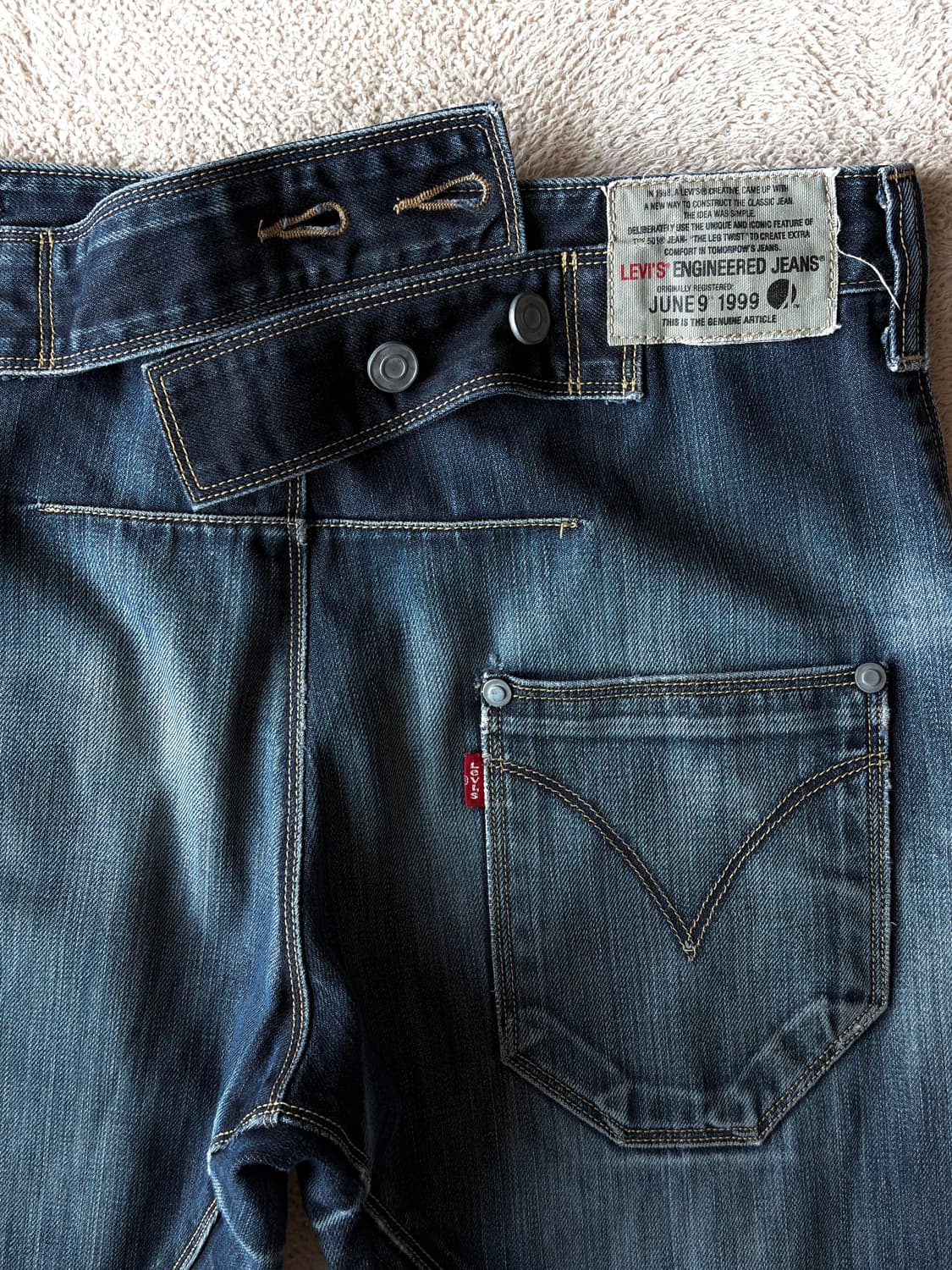 90-00s 리바이스 신치백 엔지니어드진 상품이미지8