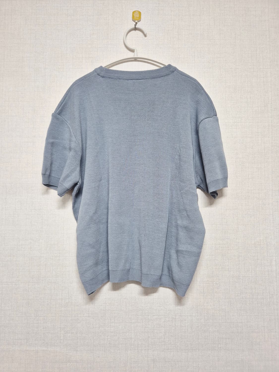 블루 반팔 니트 상품이미지2