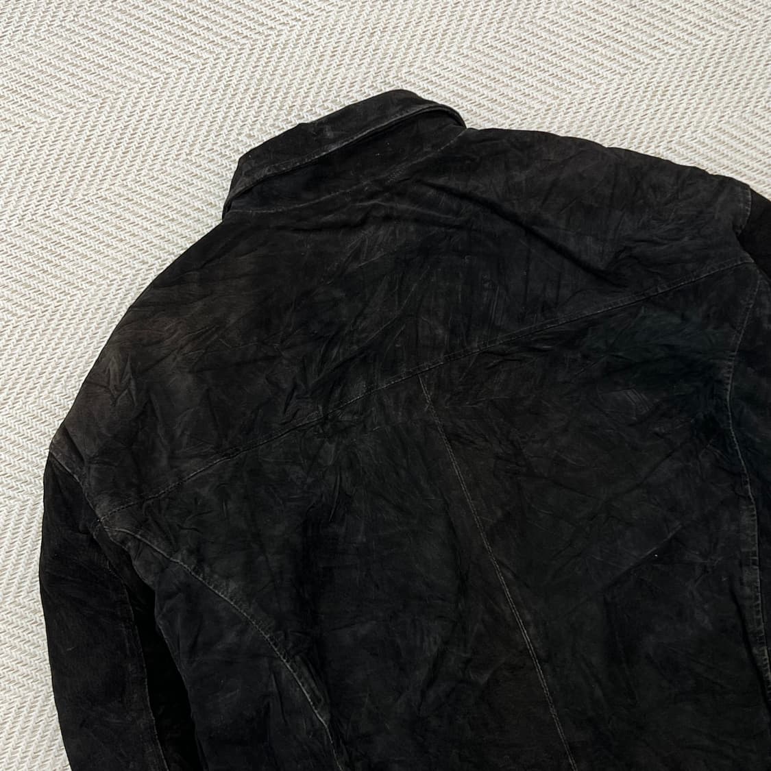 에디션 스웨이드 리얼레더 자켓 r2848 상품이미지4