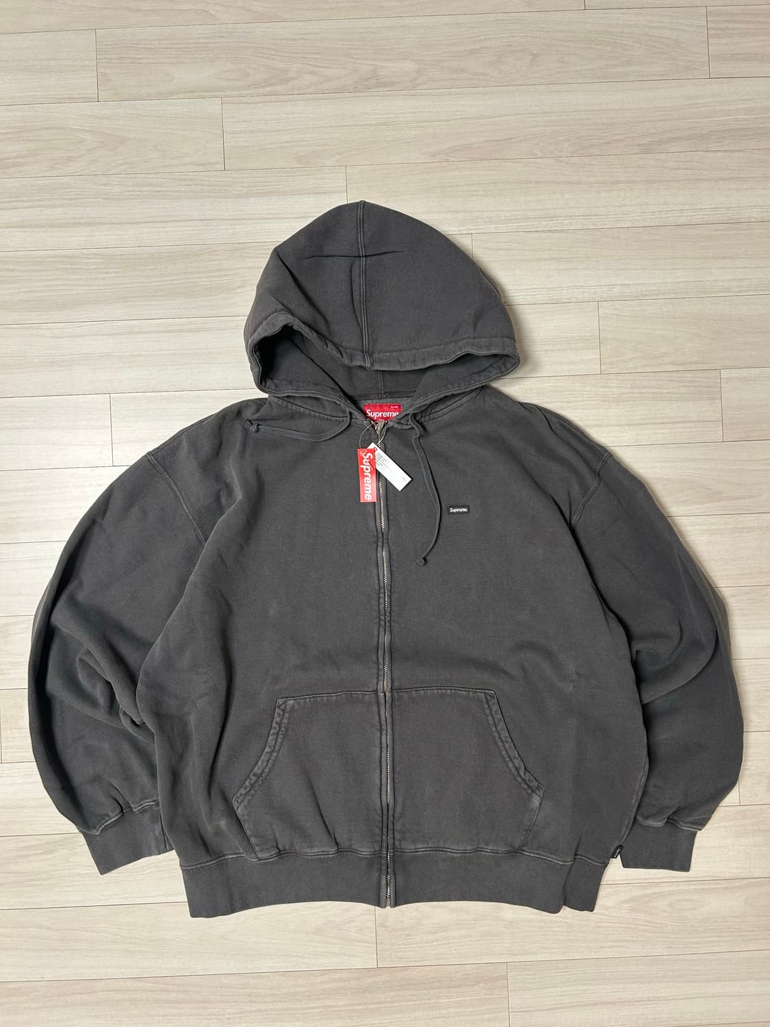 (XL) 슈프림 오버다이드 스몰박스로고 후드집업-24ss 상품이미지1