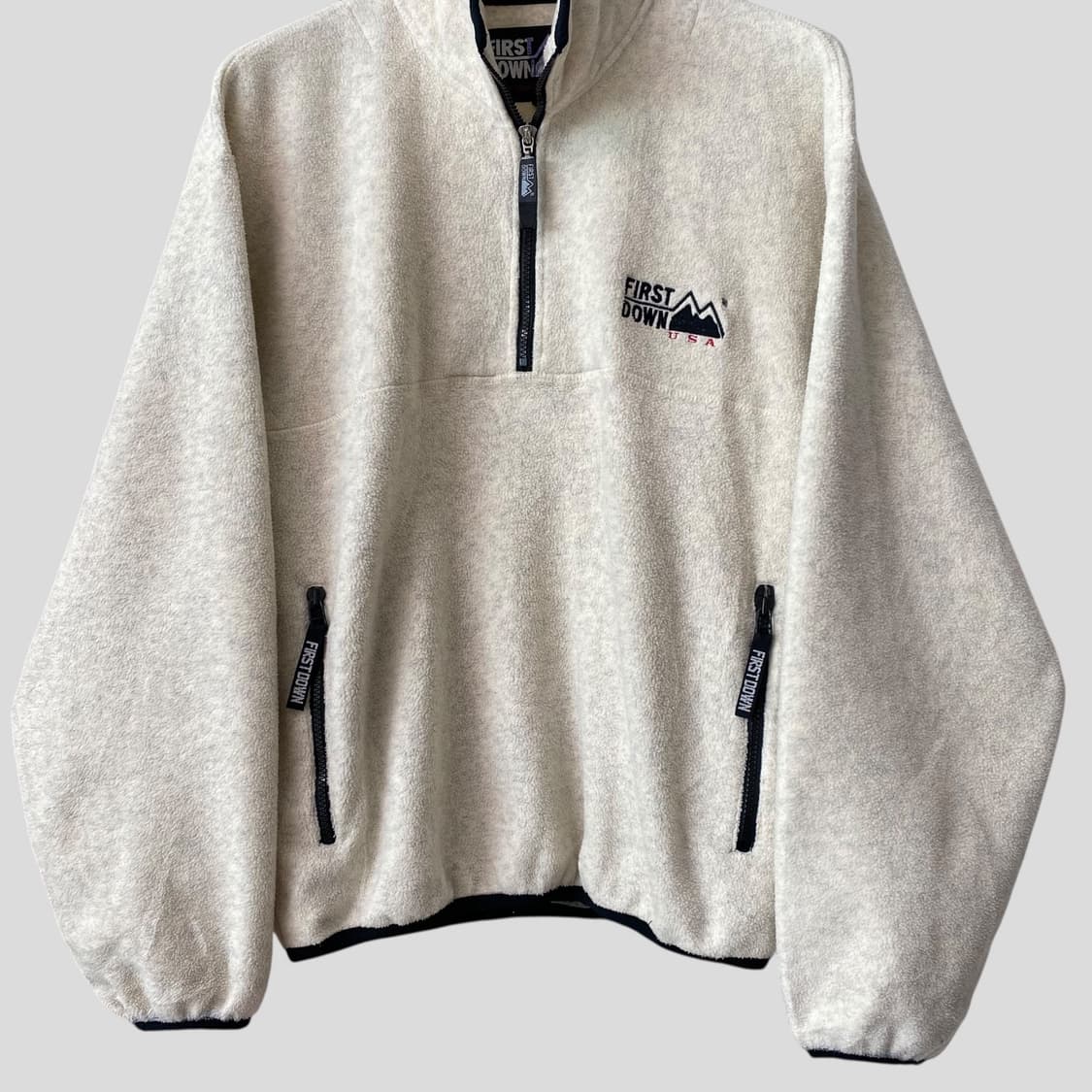 (L)FIRSTDOWN 퍼스트다운 하프집업 후리스  상품이미지4