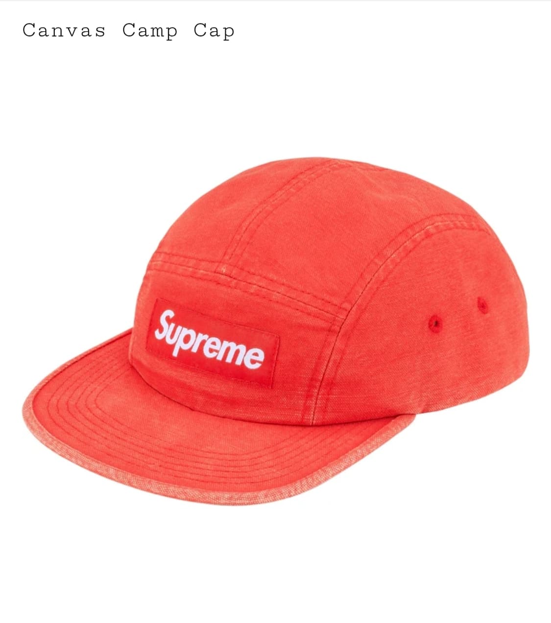 supreme canvas camp cap 상품이미지1
