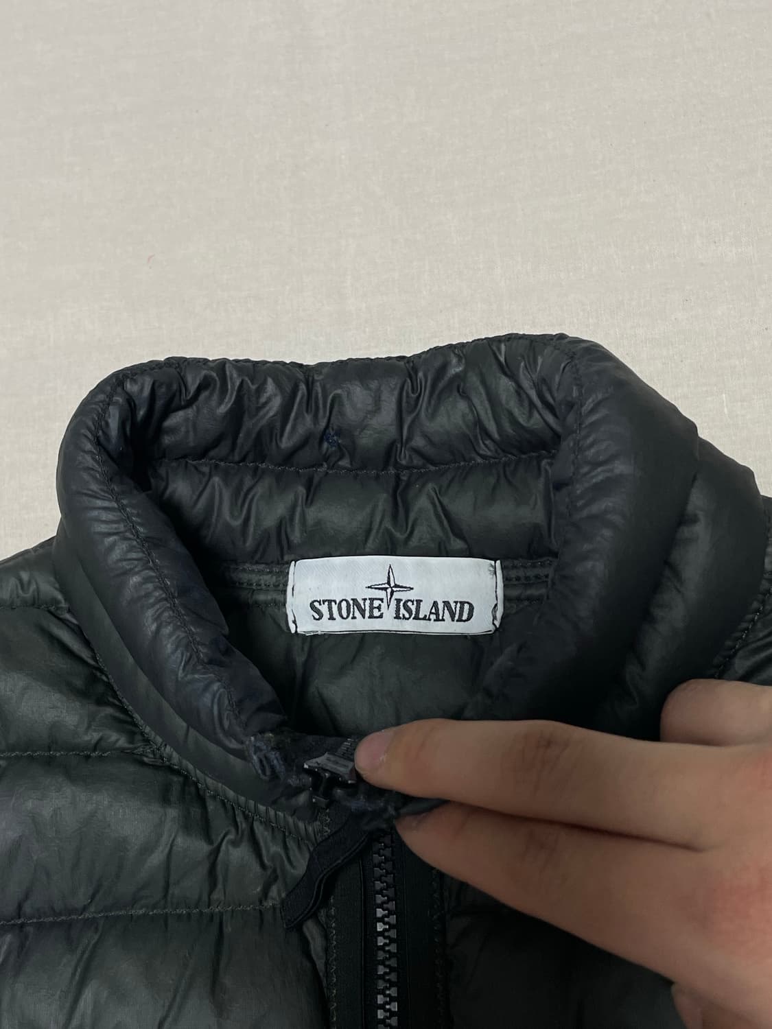 스톤아일랜드 가먼트 다이드 마이크로 얀 경량패딩 [S]  상품이미지3