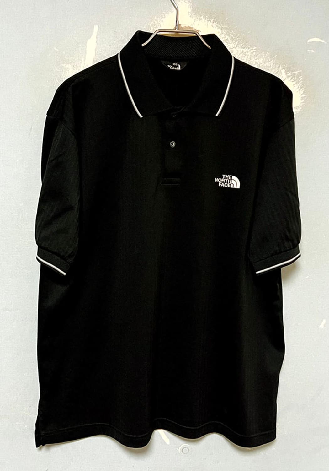 노스페이스 남자 카라 반팔티 블랙 시원한 기본스타일 캐주얼 XL 105 상품이미지1
