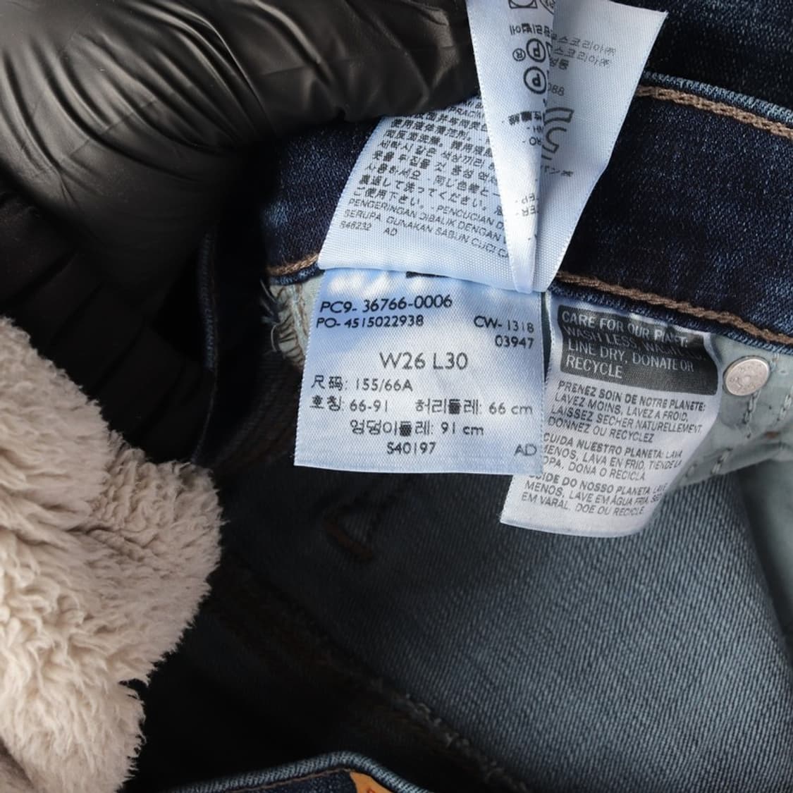 리바이스 슬리밍 슬림 데님 팬츠 26 상품이미지9