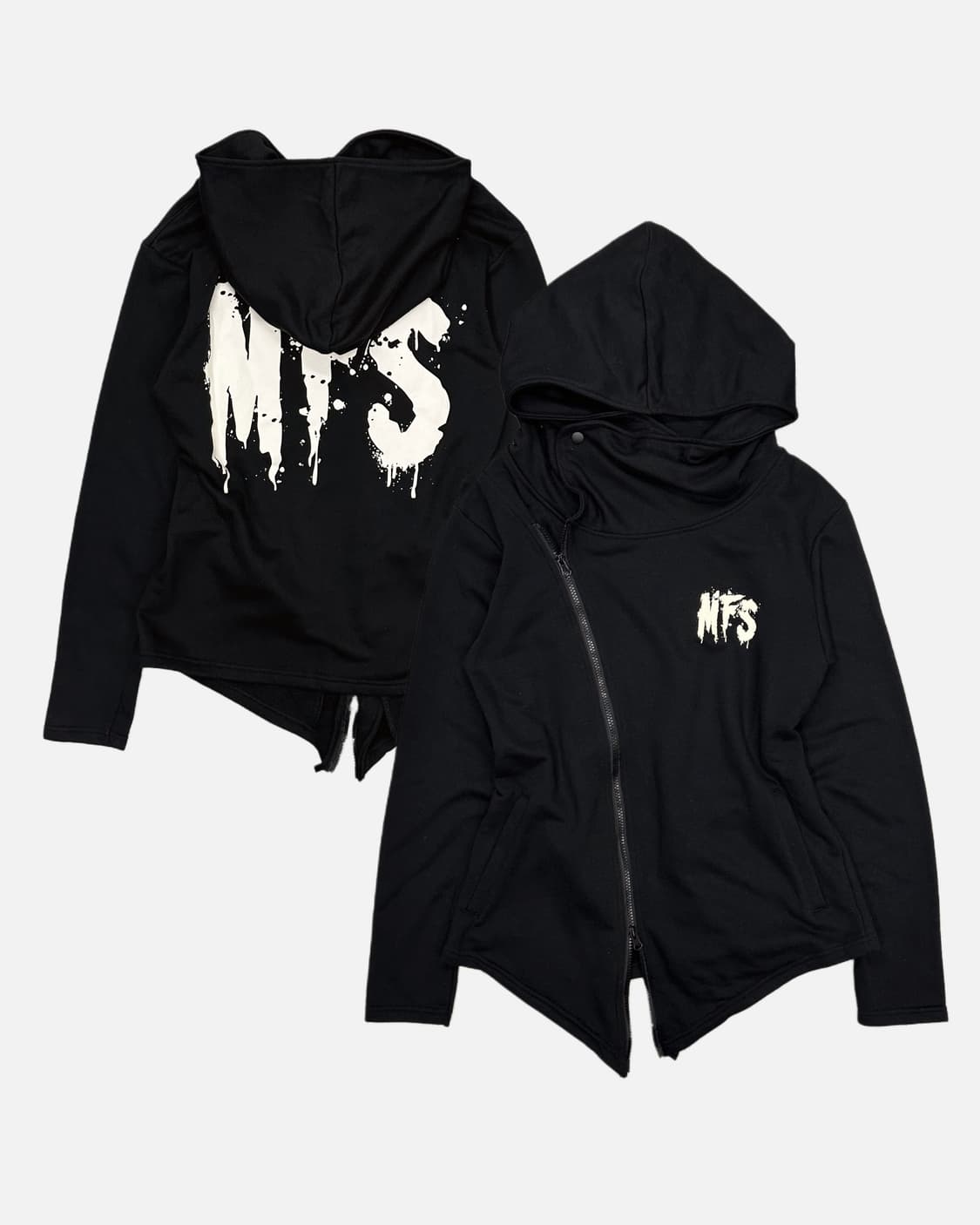 MFS logo asymmetry hood zip-up 상품이미지1