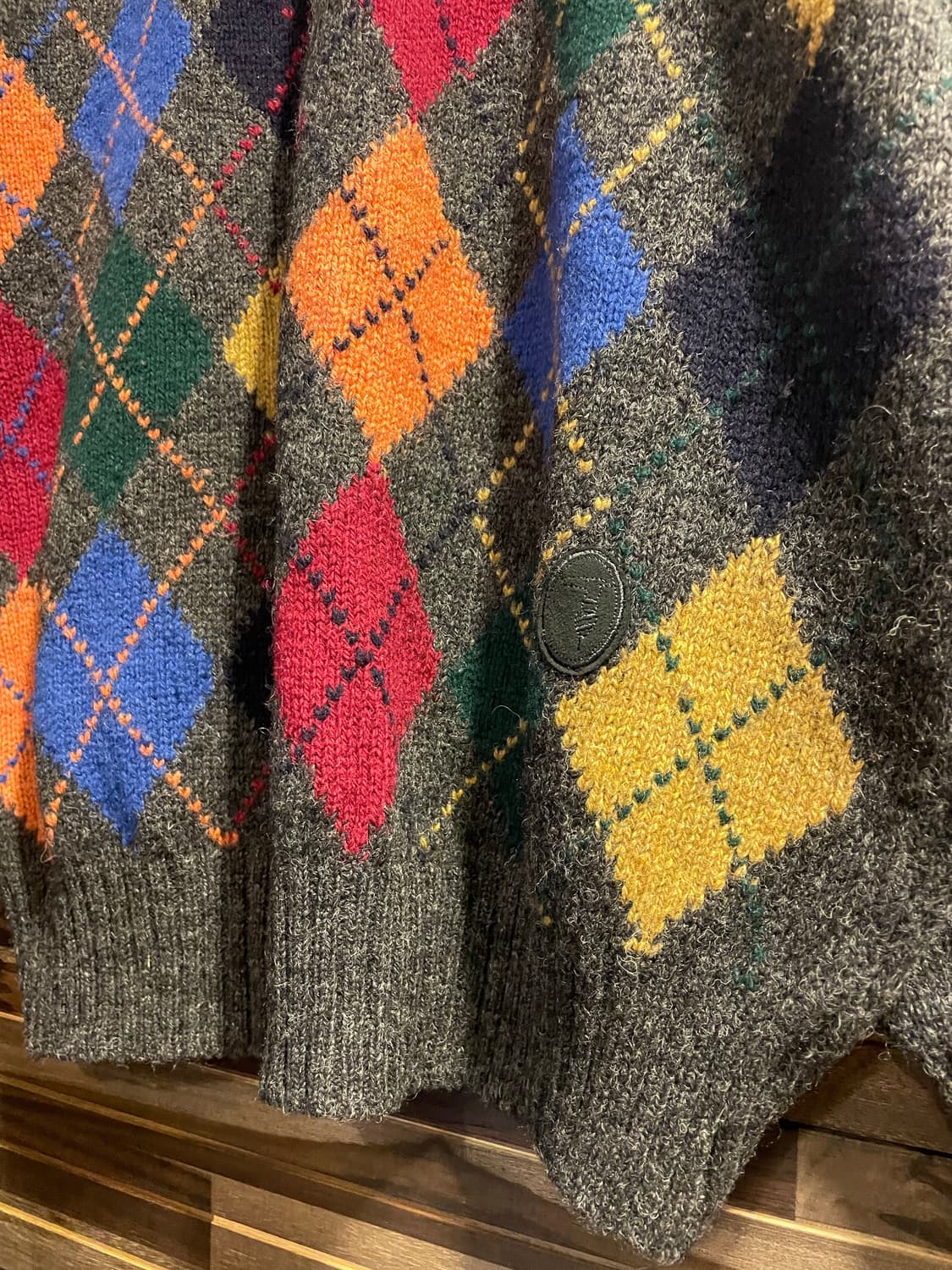 Trussardi argyle knit 상품이미지3