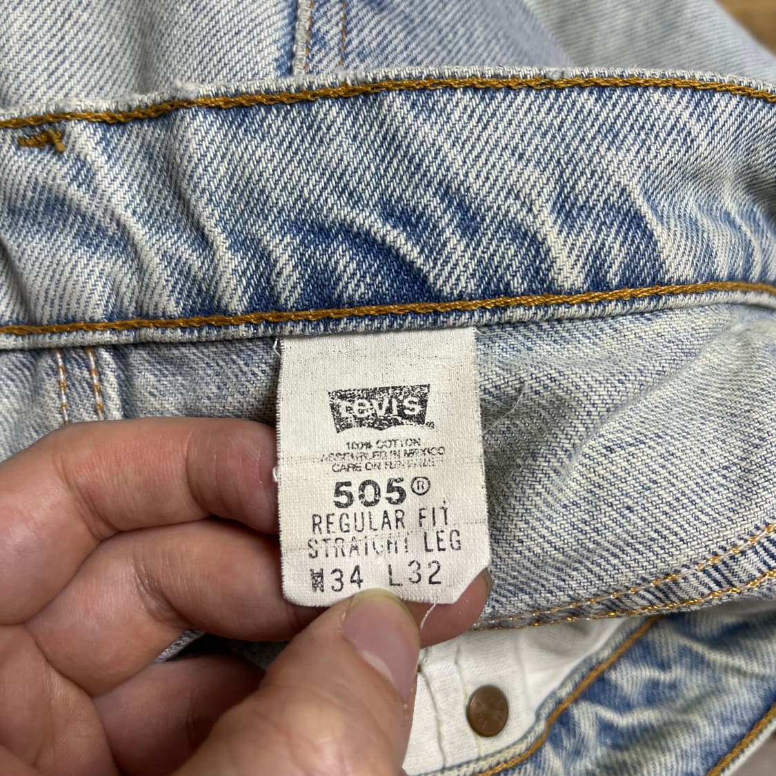 90s levis 리바이스505 오렌지탭 [33] 상품이미지6