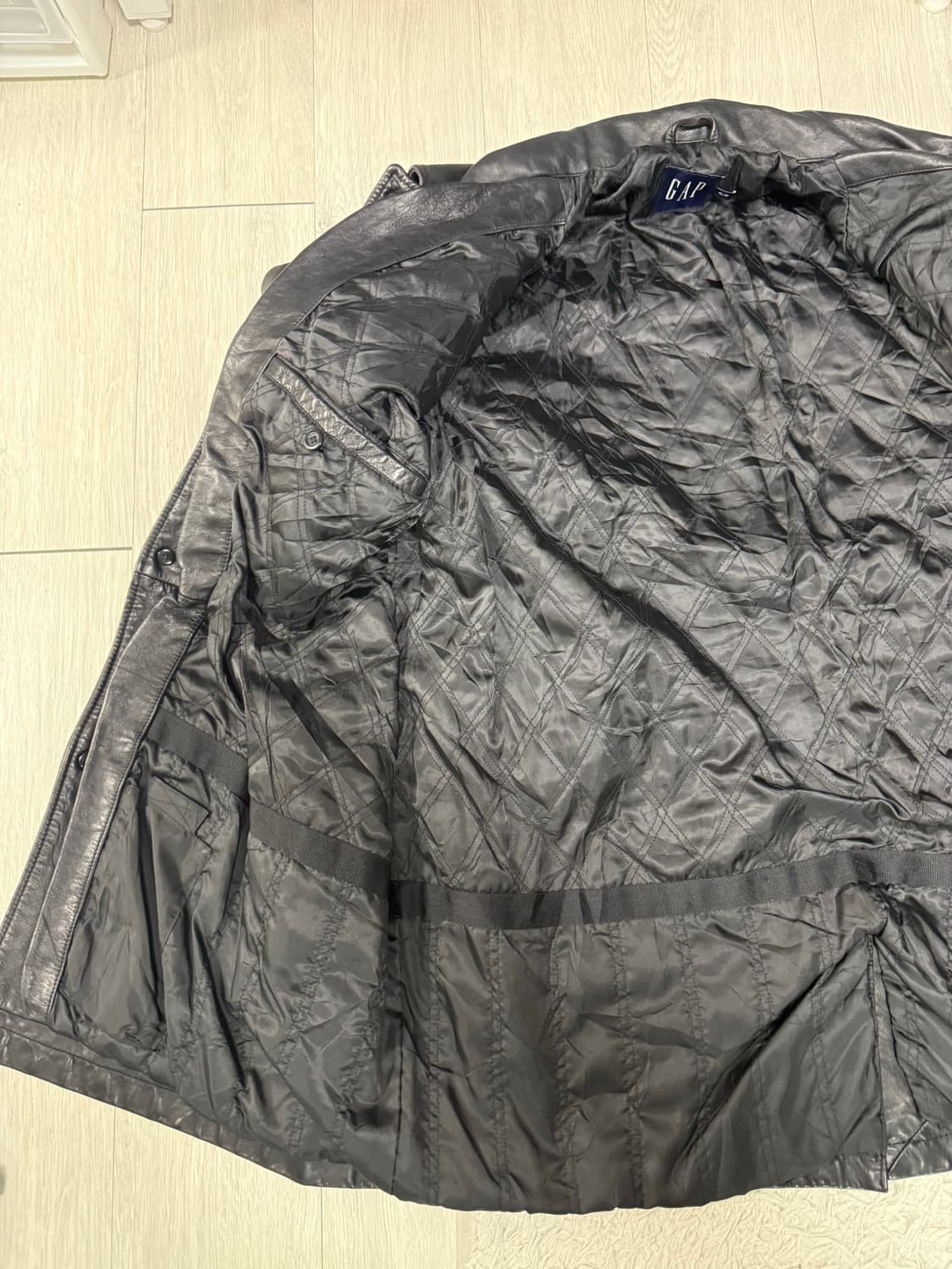 (XL) gap 올드갭 레더 카코트 코트 상품이미지6