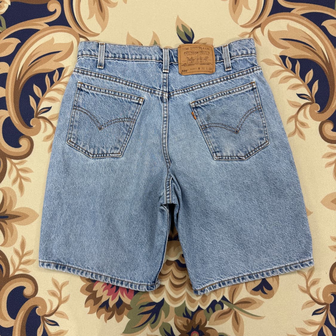 (30)90s 리바이스 오렌지탭 Levis550 데님 반바지 상품이미지1